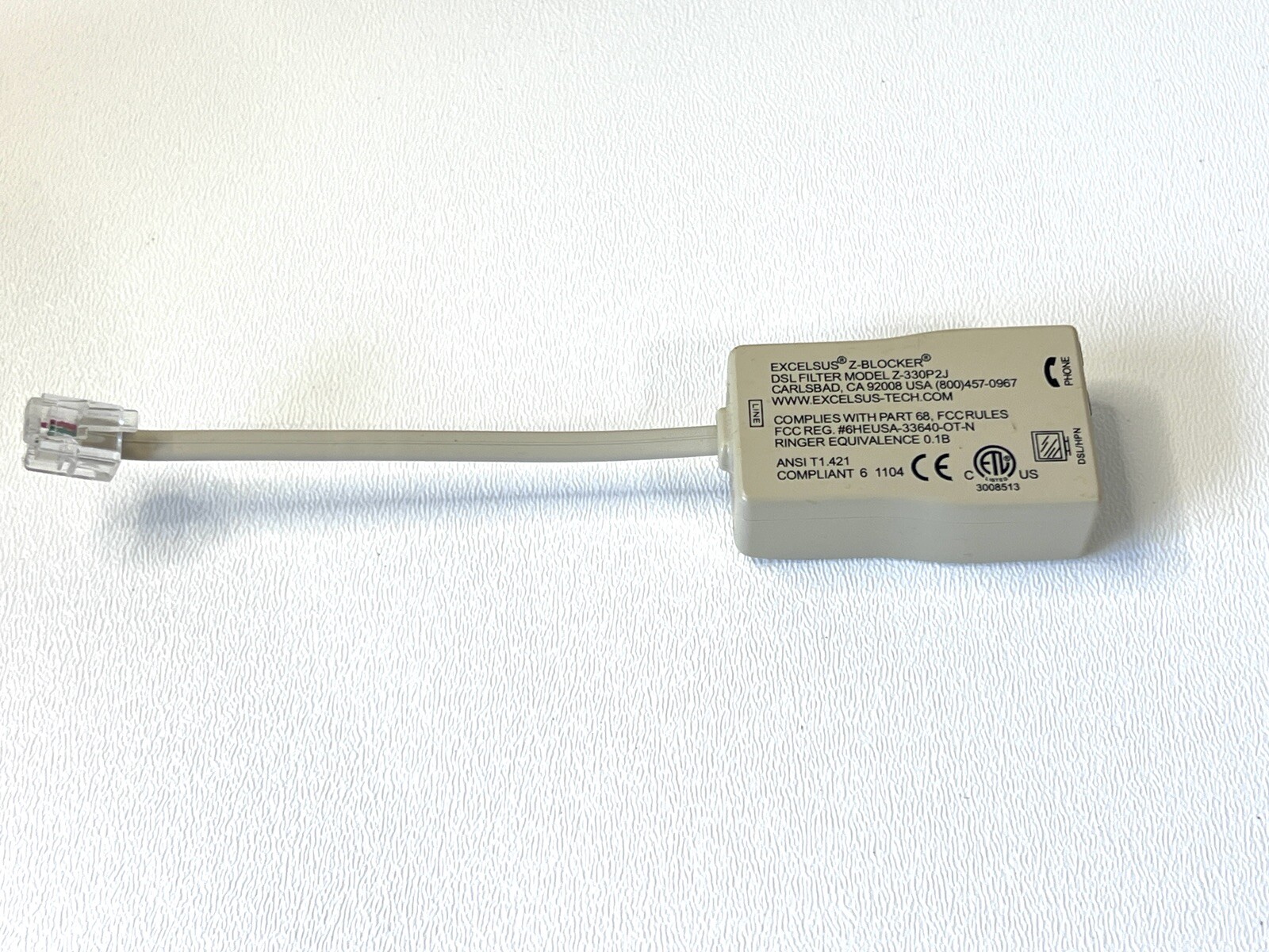 Speedstream 5100 Ethernet ADSL Wired Modem – Ethernet Cable and 2 line Adaptor