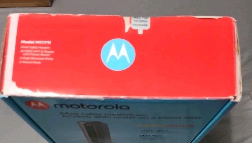 Motorola 24×8 Cable Modem + AC1900 WiFi Router + 2 Phone Line for Xfinity MT7711