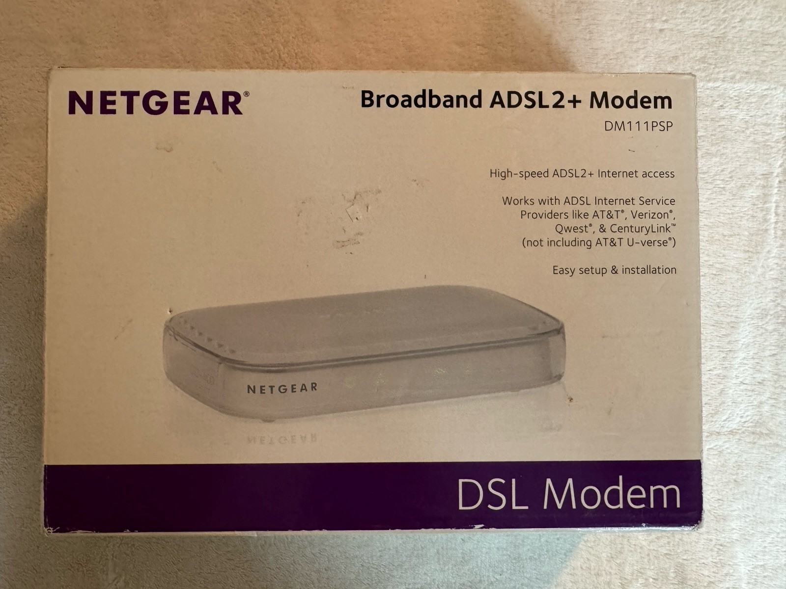 Netgear Broadband ADSL2 + Modem DM111PSP