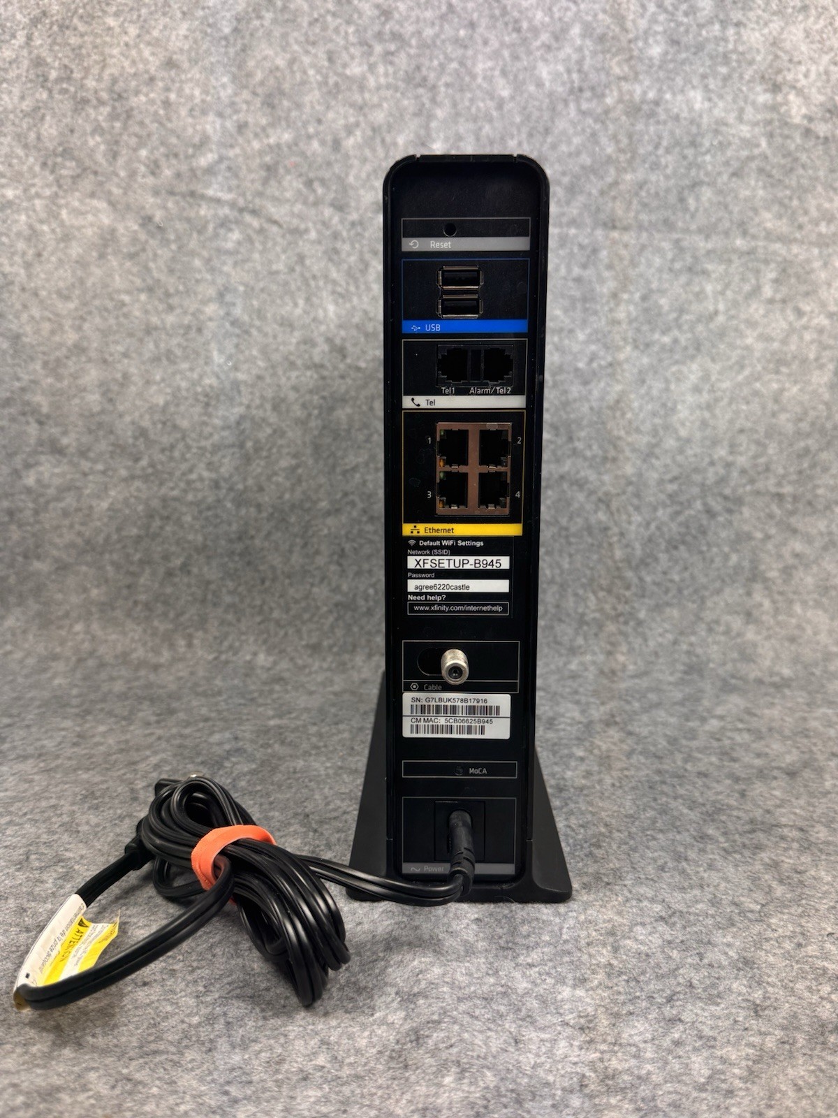 ARRIS TG1682G Panoramic Dual Band WiFi Router Cable Modem