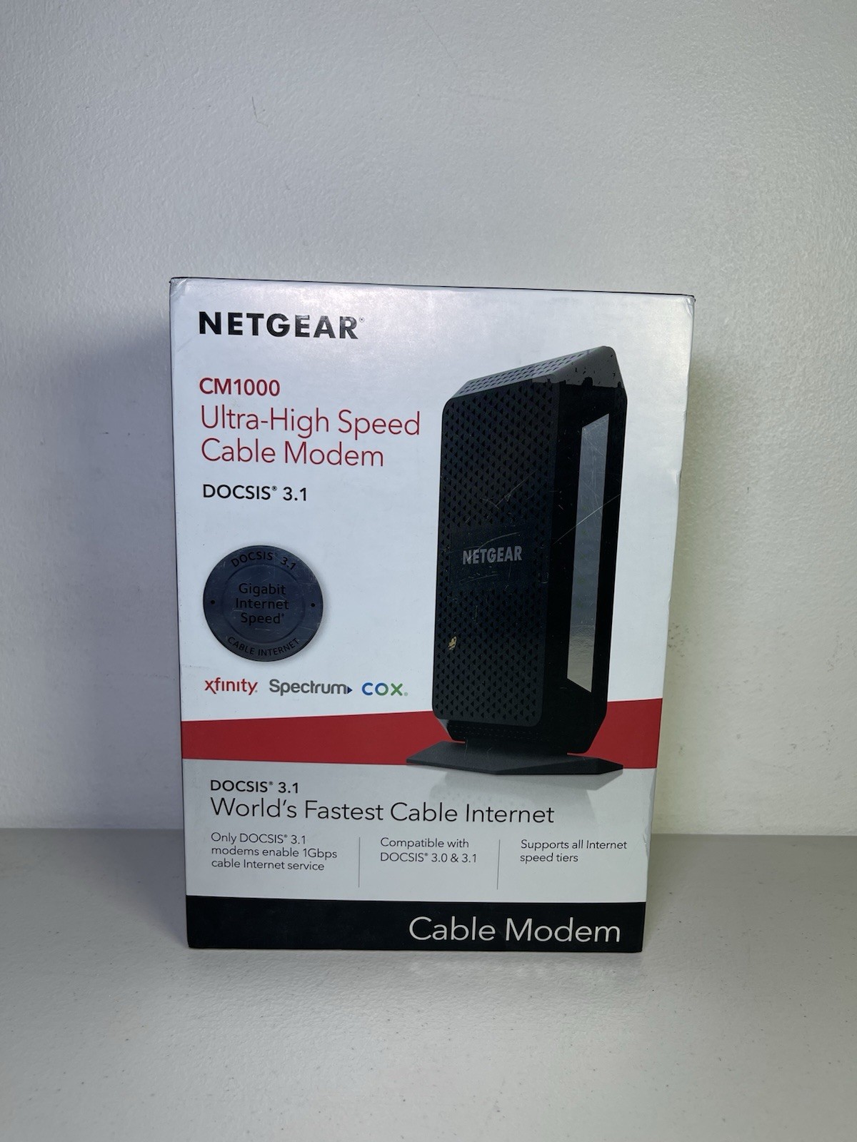 NETGEAR CM1000 DOCSIS 3.1 Up To 1Gbps Cable Modem CM1000-100NAS