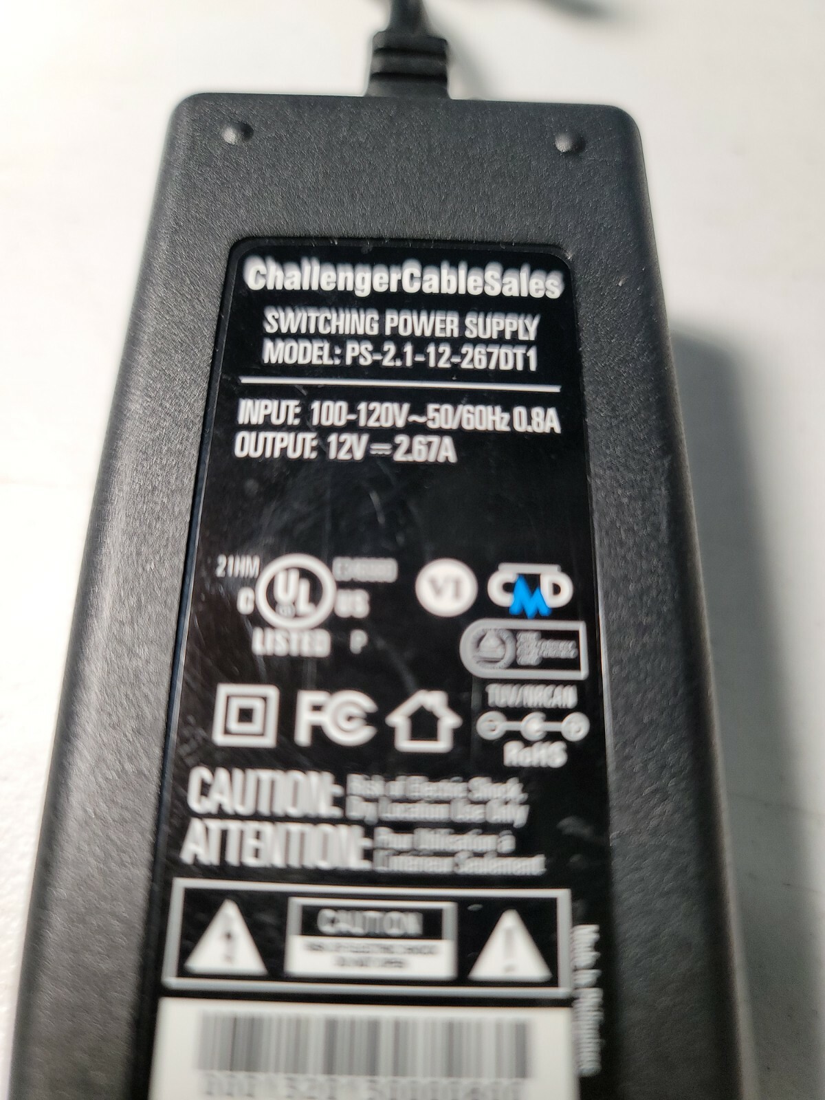 power supply for motorola. arris. digital cable converter. 2H