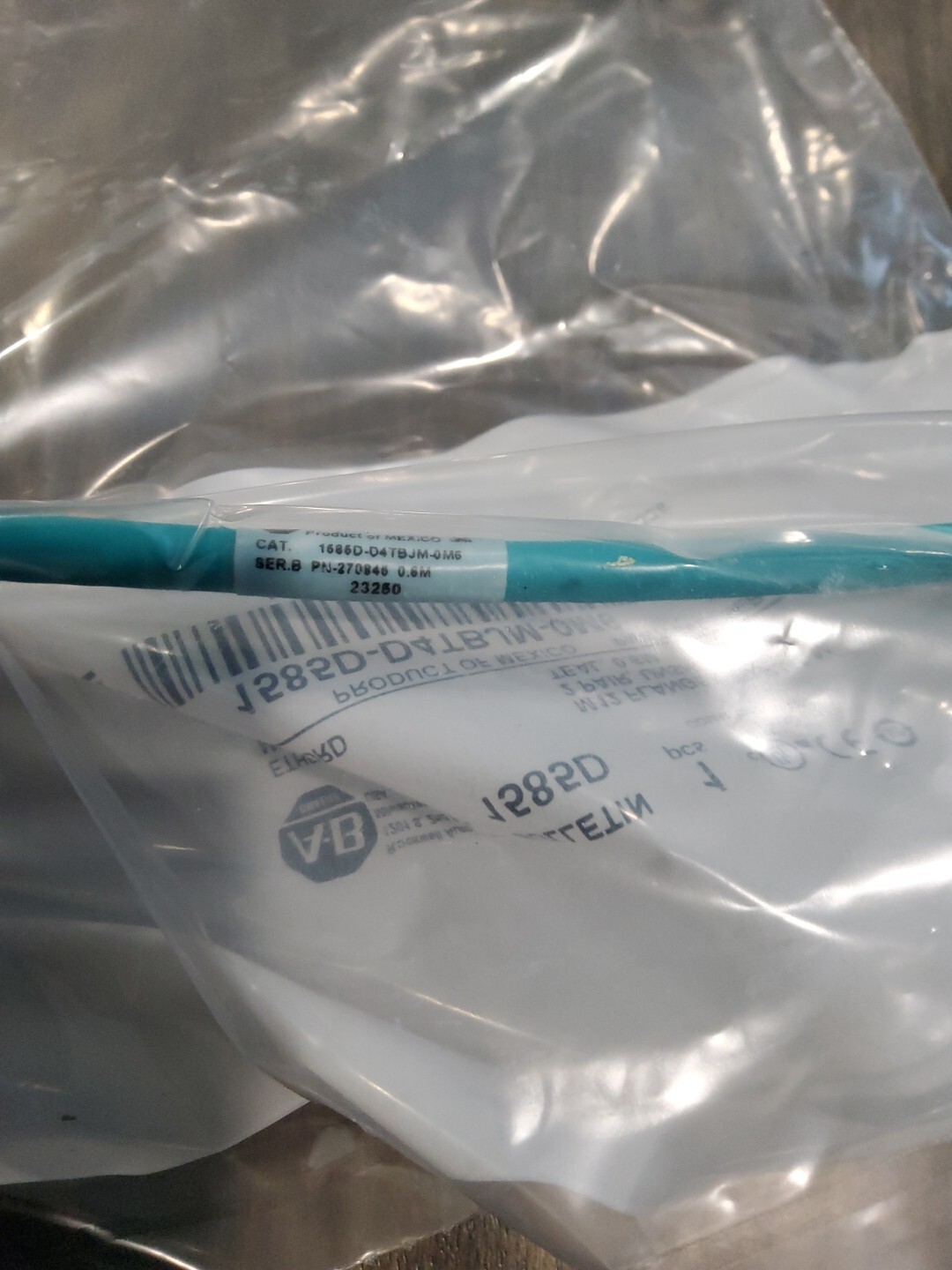 Allen Bradley Ethernet Media M12 Patchcord- 1piece
