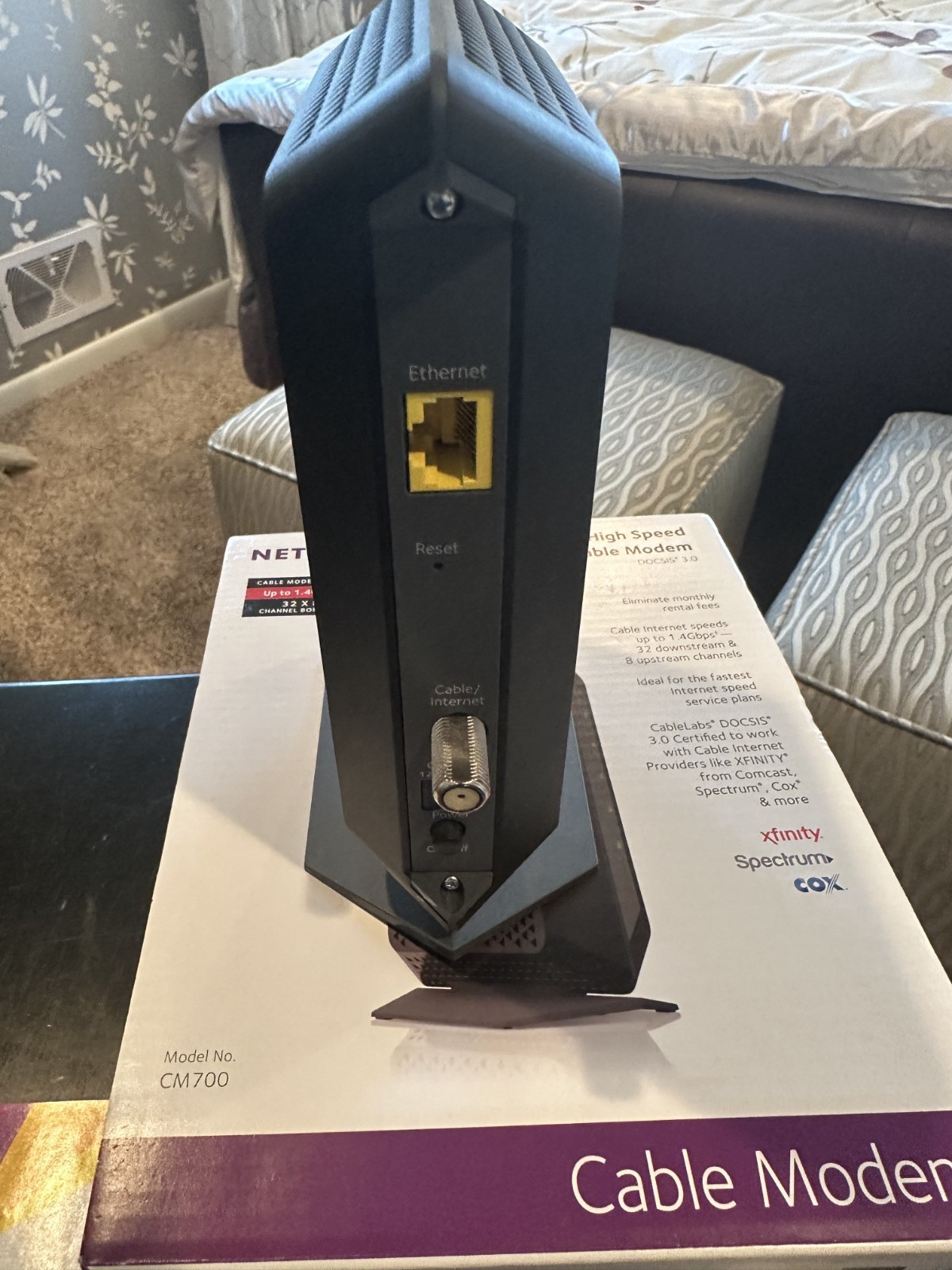 NETGEAR CM700-100NAS Cable Modem