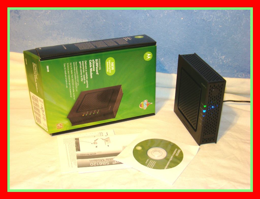 Motorola 6120 SURFboard DOCSIS 3.0 Certified eXtreme Cable Modem