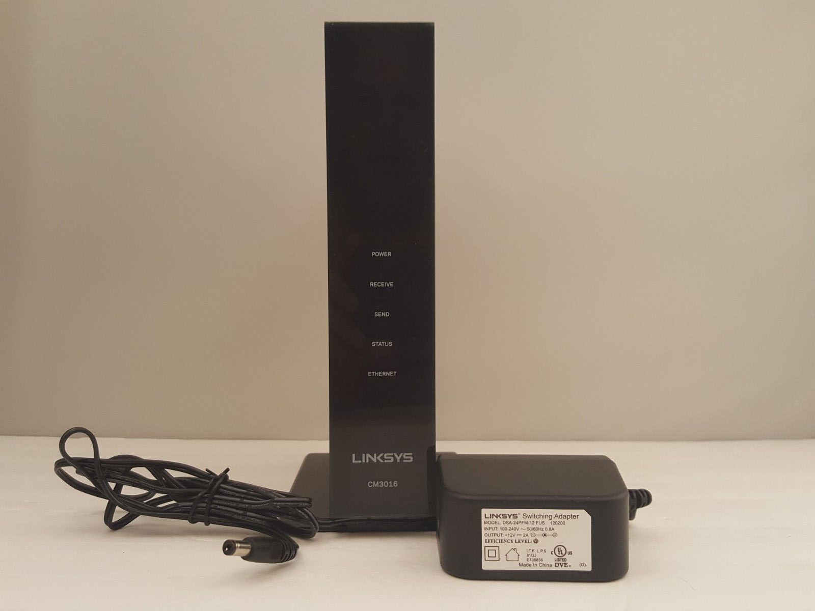 LINKSYS 16 x 4 Cable Modem | 16 x 4 Bonded Channels | DOCSIS 3.0 | CM3016 | USED