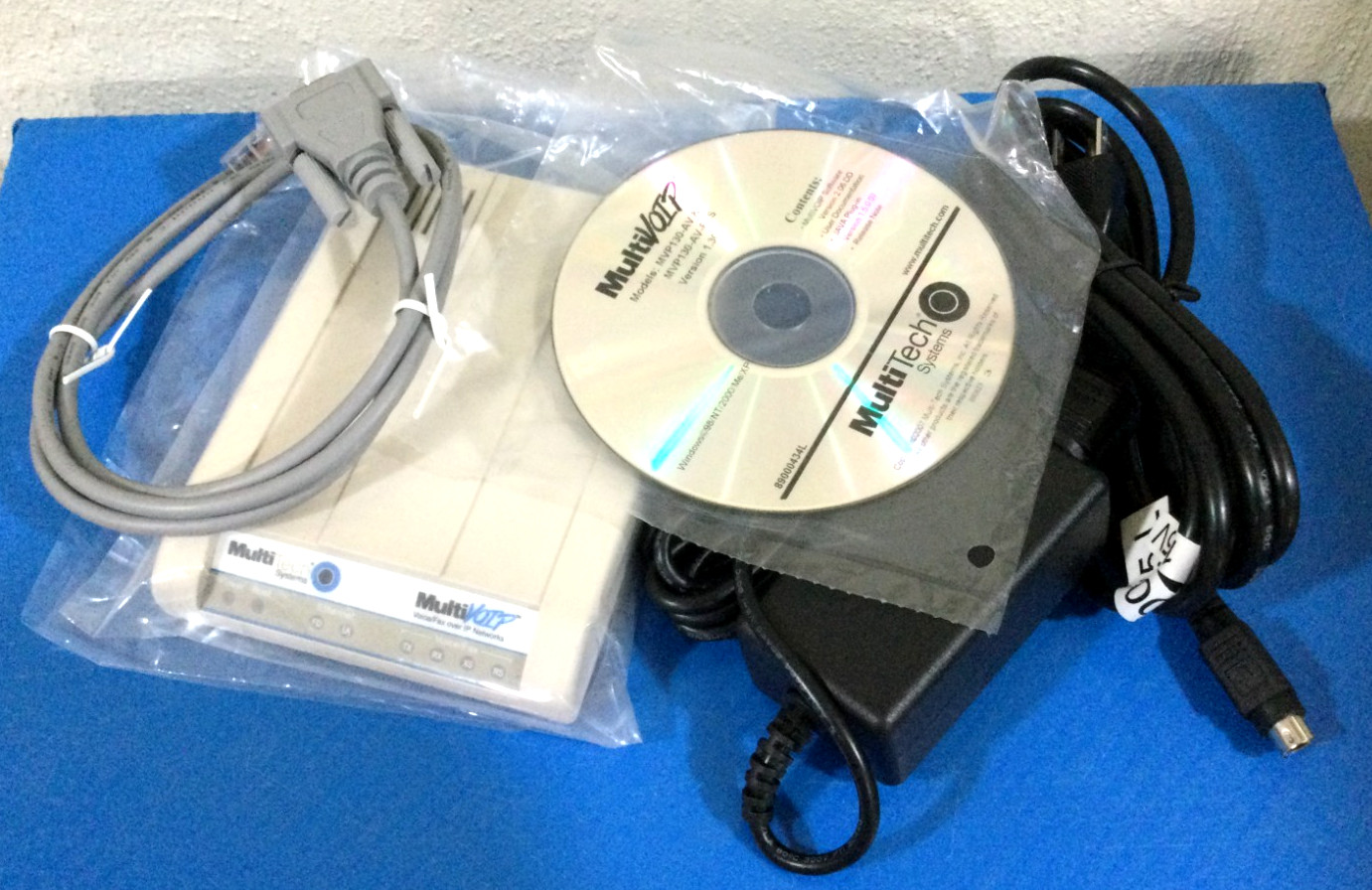 MULTI-TECH MVP130 MVP130-AV-FXS MULTIVOIP MODEM NEW OPEN BOX