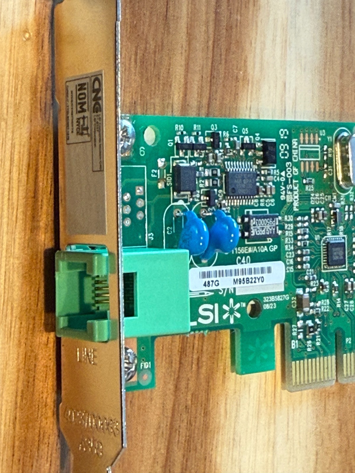 ANATEL 2264-07-4259 INTERNAL PCI-E INTERNAL MODEM NETWORK CARD