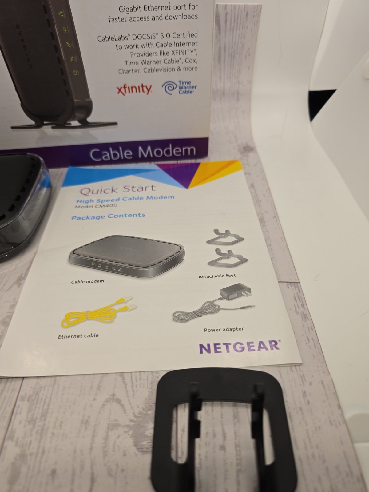 NETGEAR CM400 HIGH SPEED CABLE MODEM