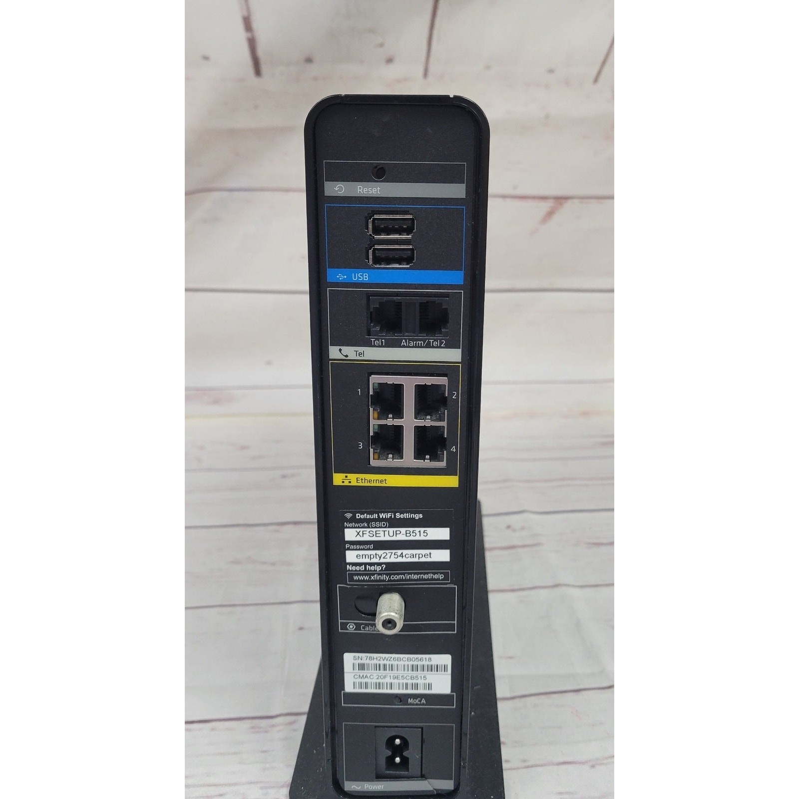 ARRIS TG1682G Xfinity DOCSIS 3.0 Cable Modem Router Untested