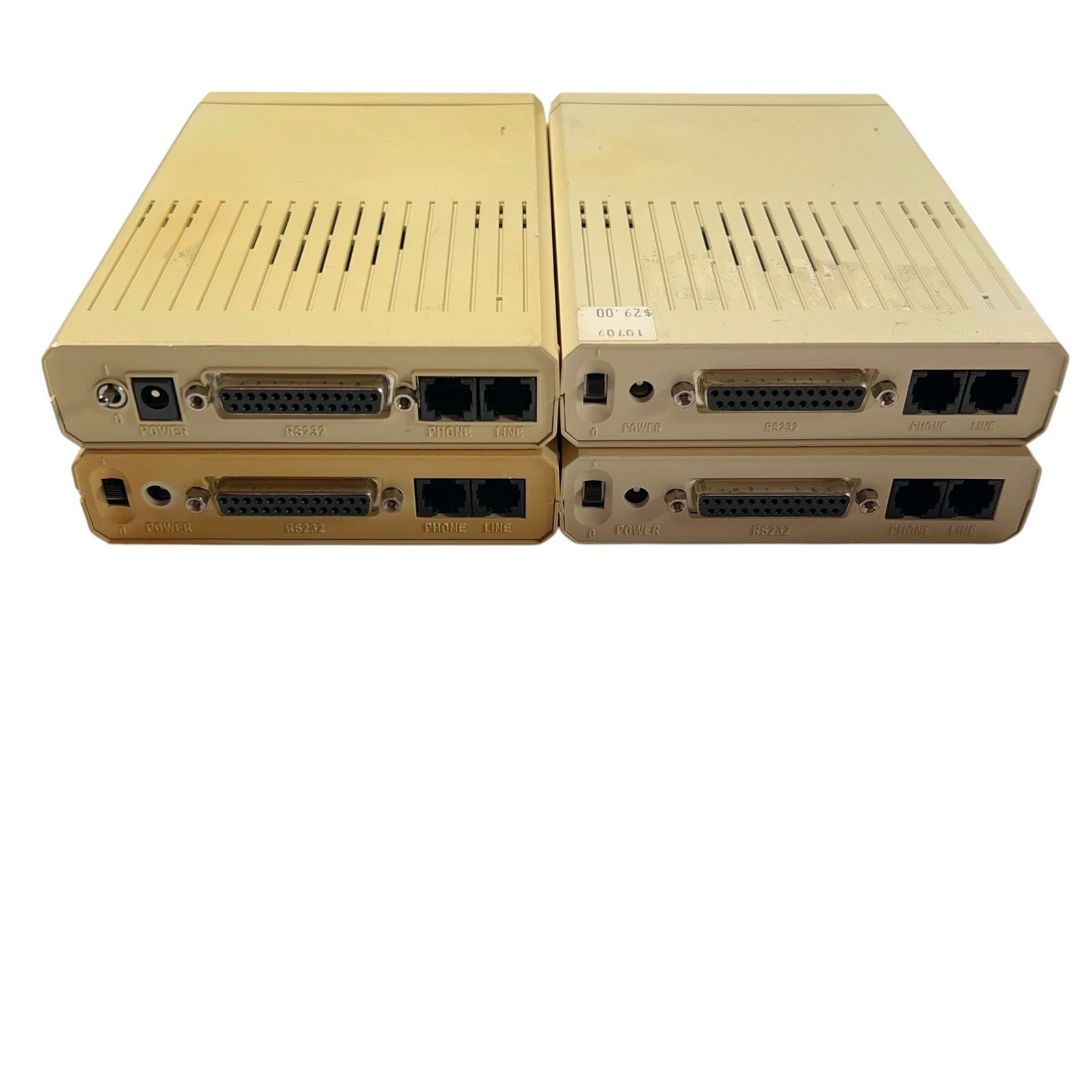 Practical Peripherals PM288MT Mini Tower II V.34 Modem Lot Of 4 UNTESTED