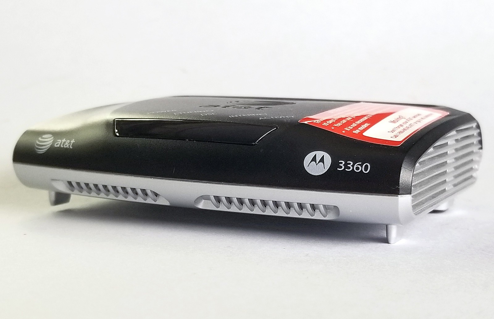 Motorola 3360 (581211-003-00) 24 Mbps DSL Modem with Adapter