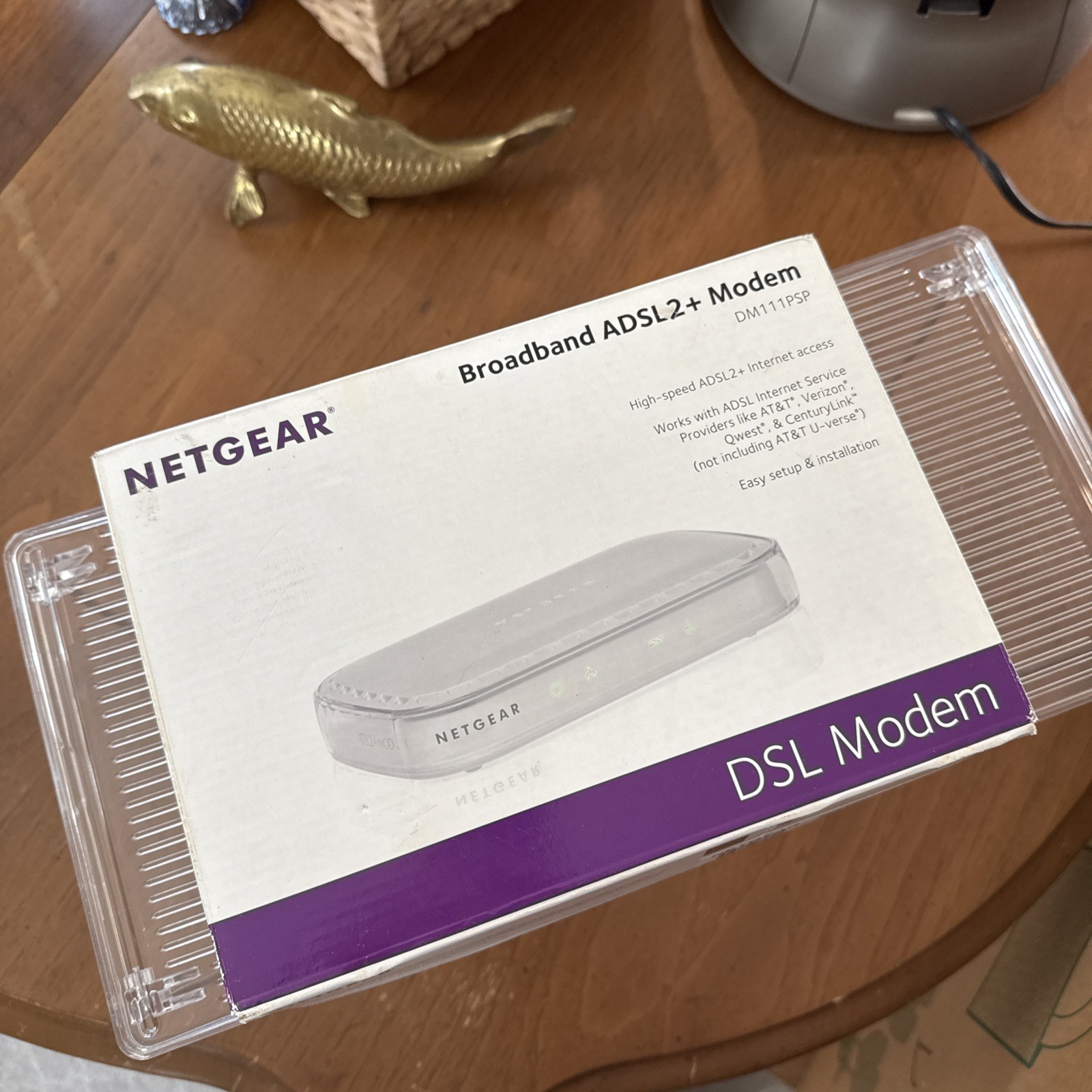 Netgear DM111PSPv2 ADSL2+ Modem High-Speed DSL Internet Modem Router