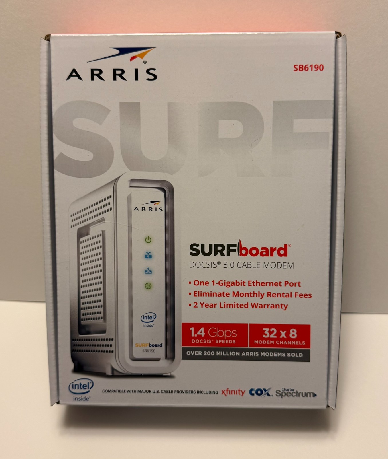 ARRIS SURFboard SB6190 DOCSIS 3.0 Cable Modem