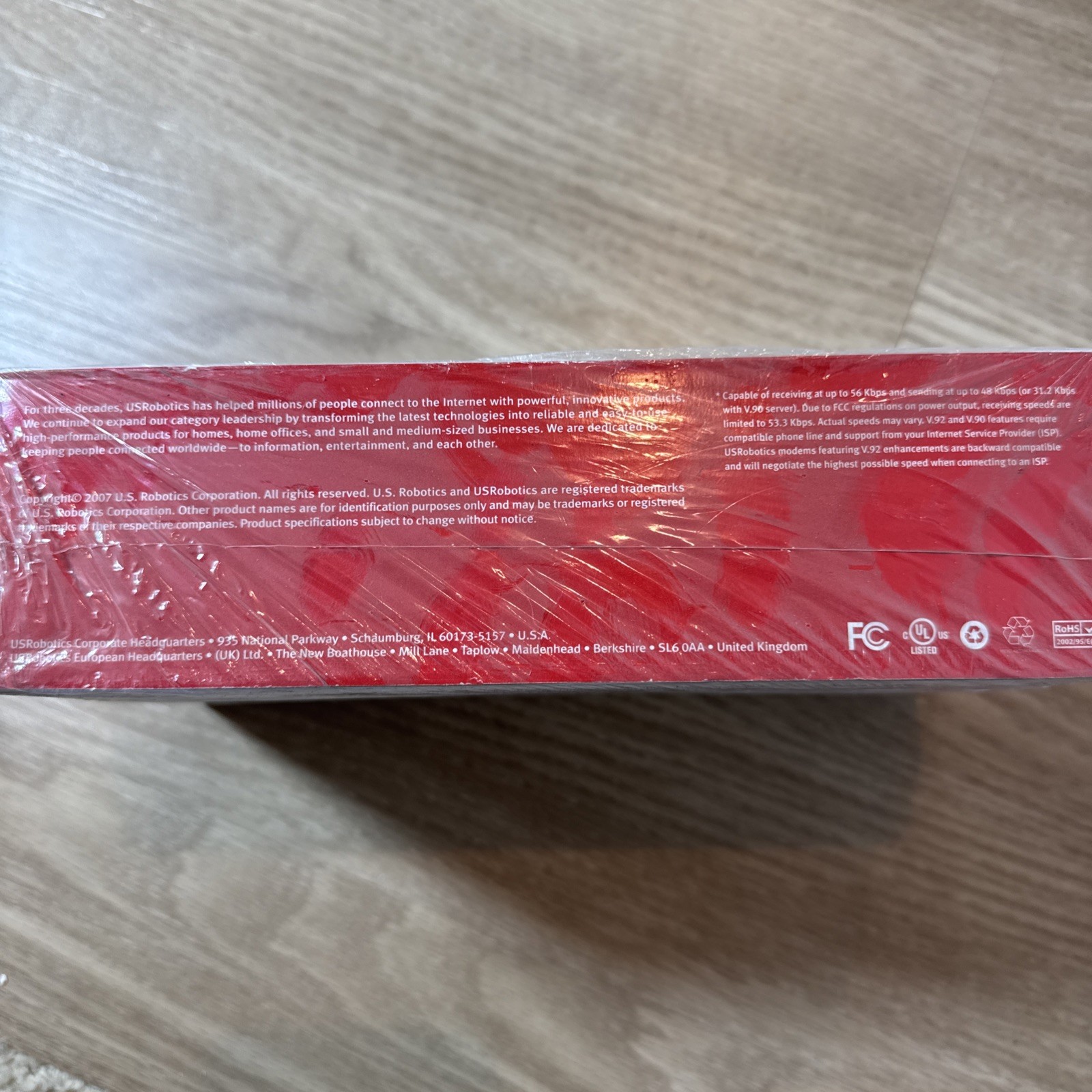 U.S. Robotics USR5686G V.92 Serial Controller Faxmodem 56Kbps RS-232 Serial Port