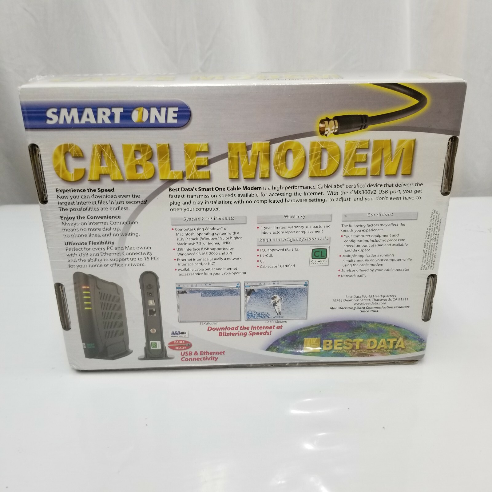 Best Data Smart One Cable modem CMX300 v2