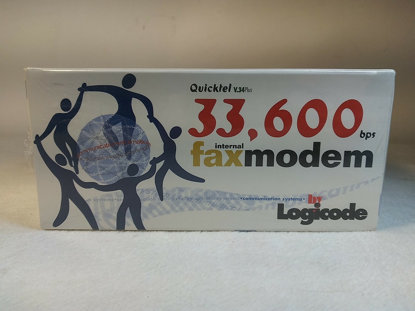 Quicktel V.34 Plus Internal Fax Modem New In Box Logicode Sealed NOS