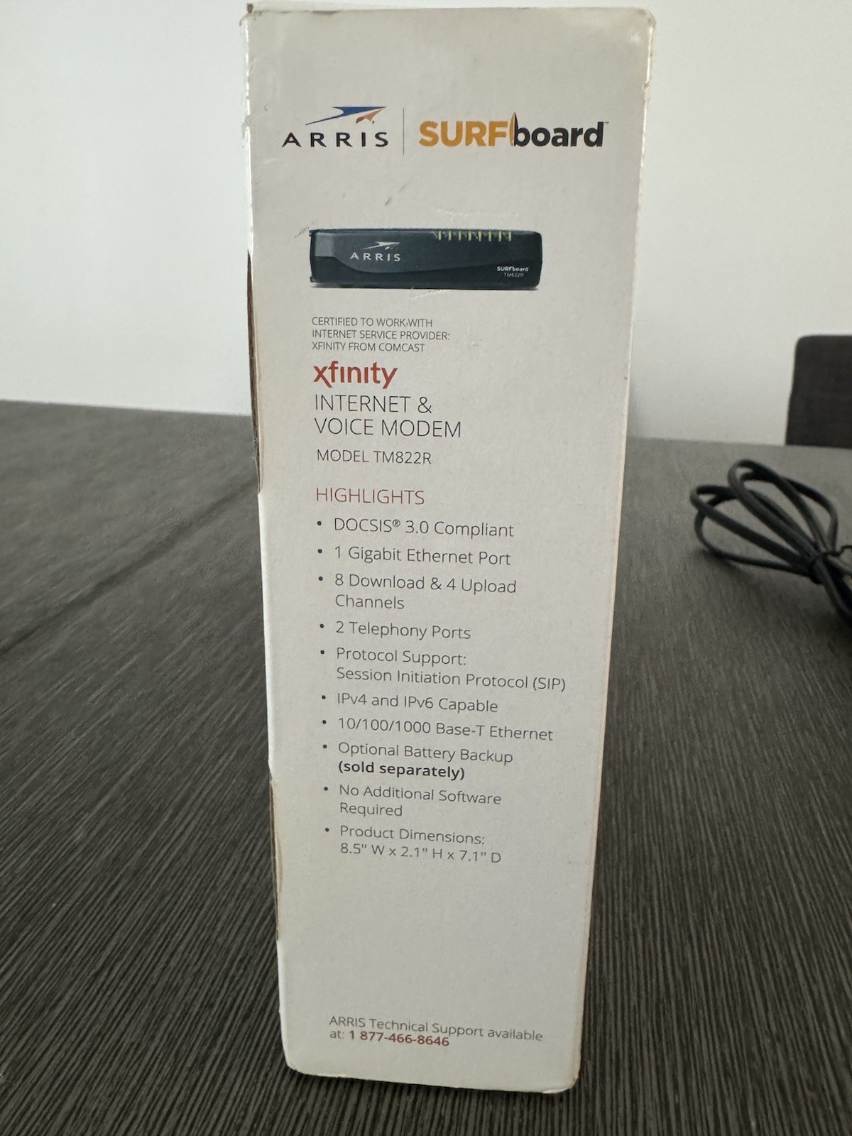 ARRIS TM822R Internet &amp Voice DOCSIS 3.0 Modem Good Condition