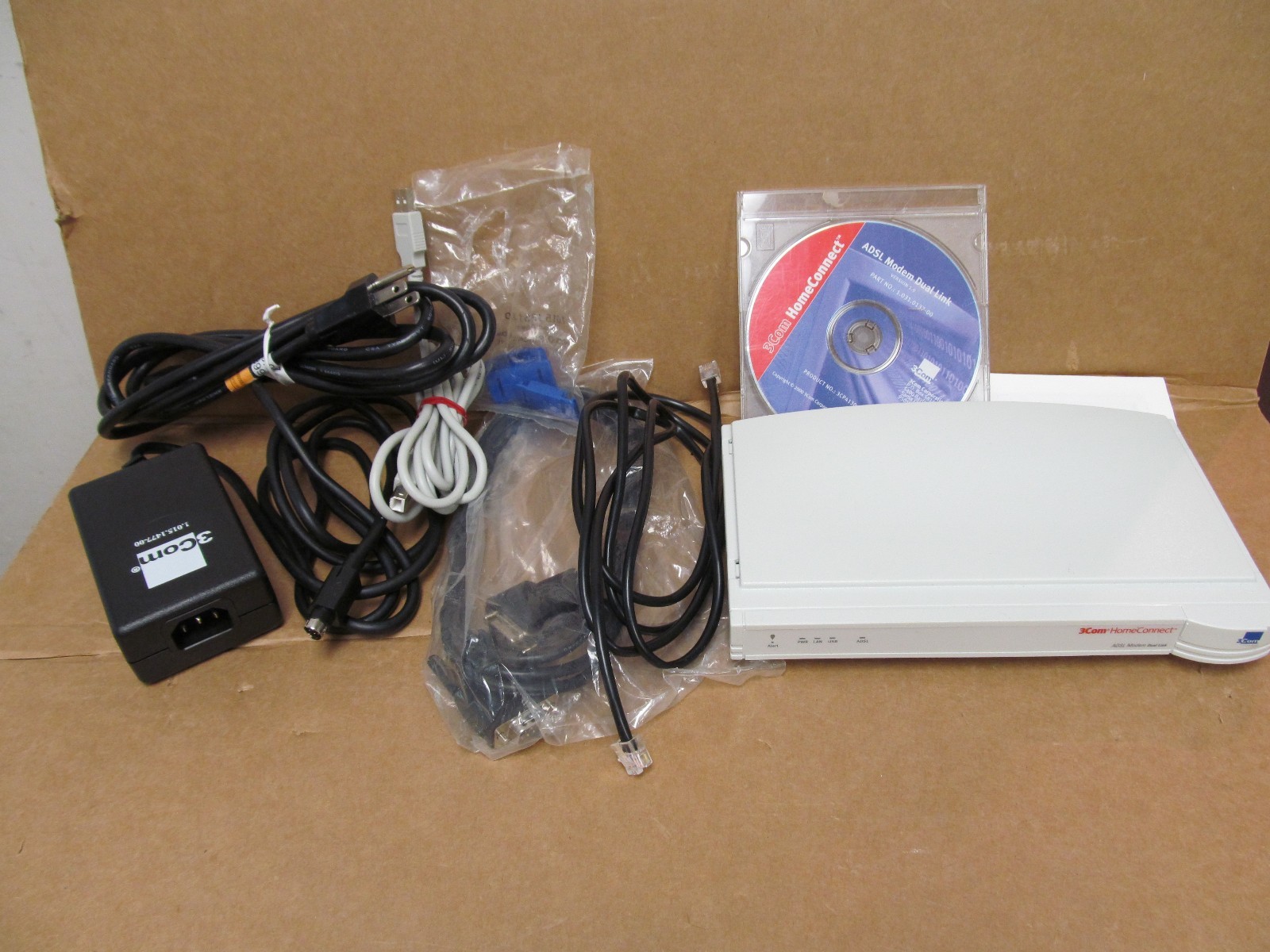 3COM HOME CONNECT ADSL MODEM DUAL LINK 3CP4130 MODEL 0788