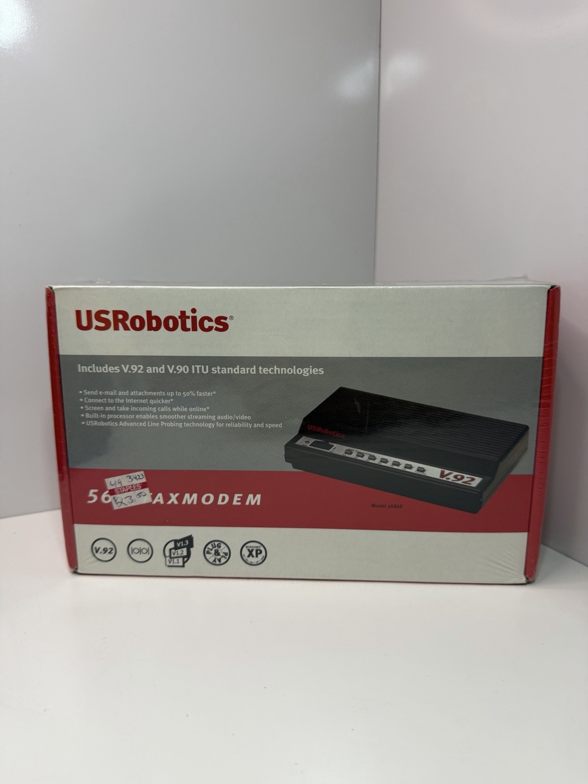 USRobotics 56K External Faxmodem 5686E – Hardware Controller – New Sealed