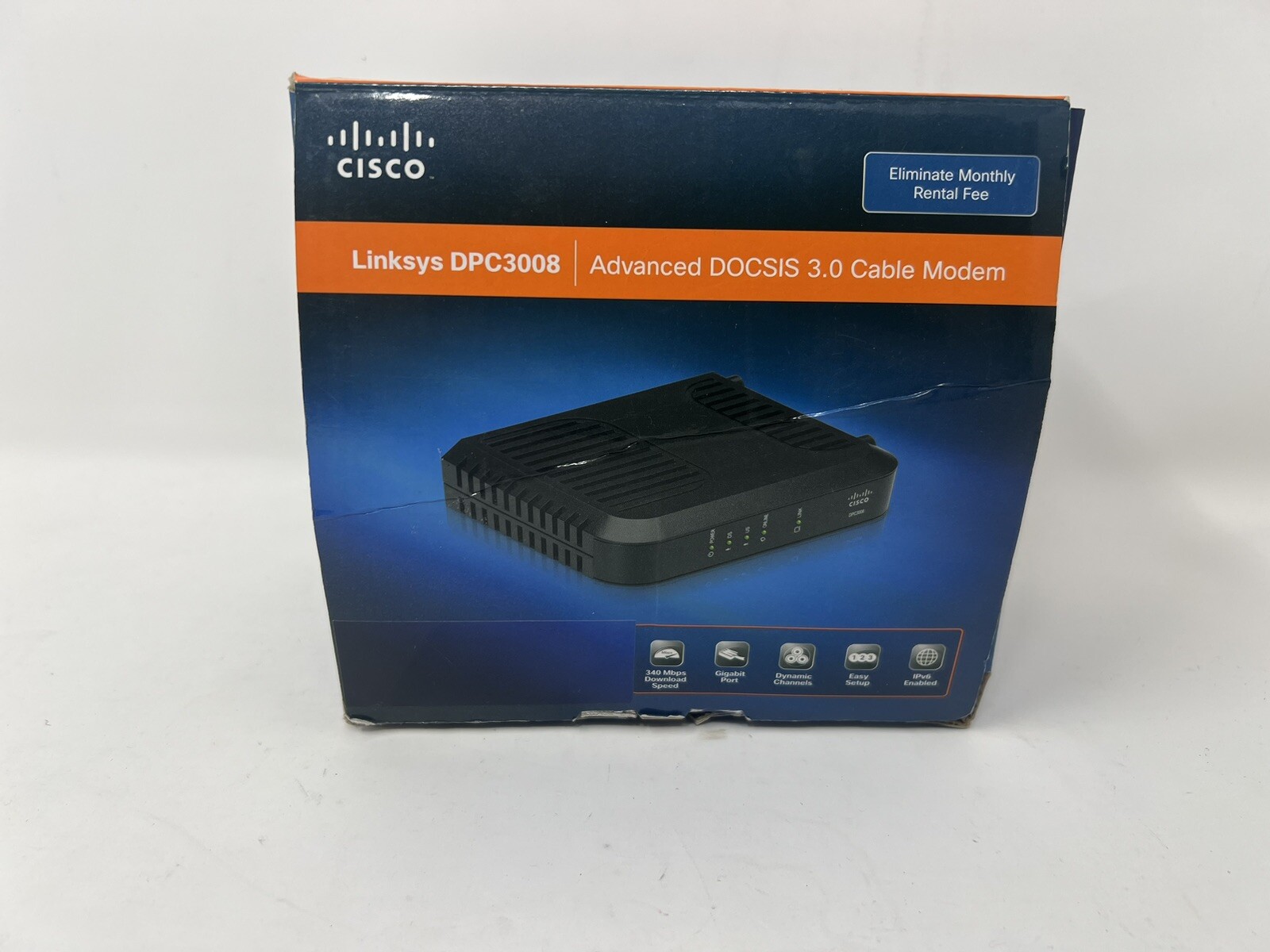Linksys (DPC3008-CC) 348.16 Mbps Advanced DOCSIS 3.0 Cable Modem
