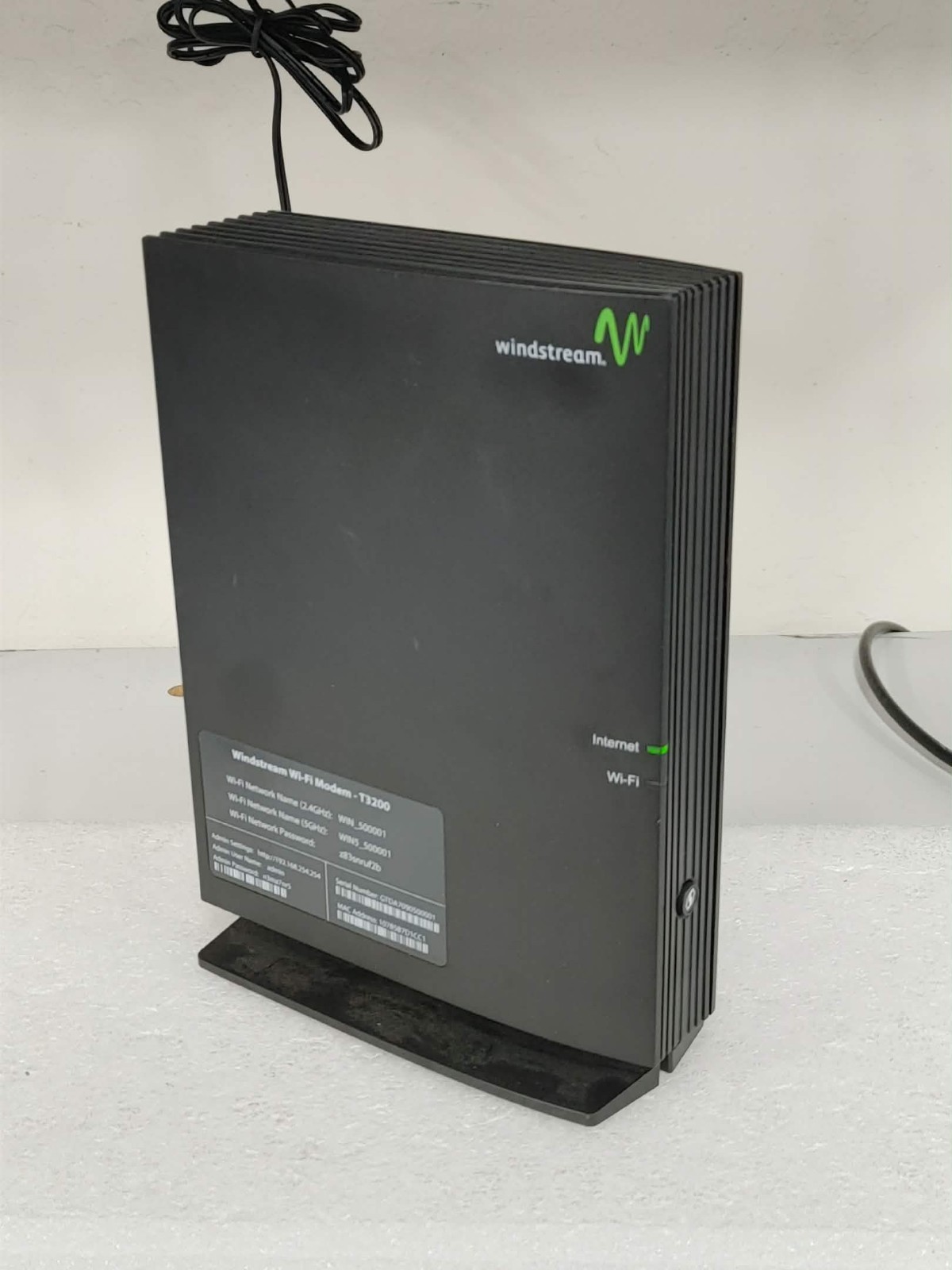 WINDSTREAM/TDS Wi-Fi modem T3200 Bonded VDSL2 Wireless AC Gateway Router