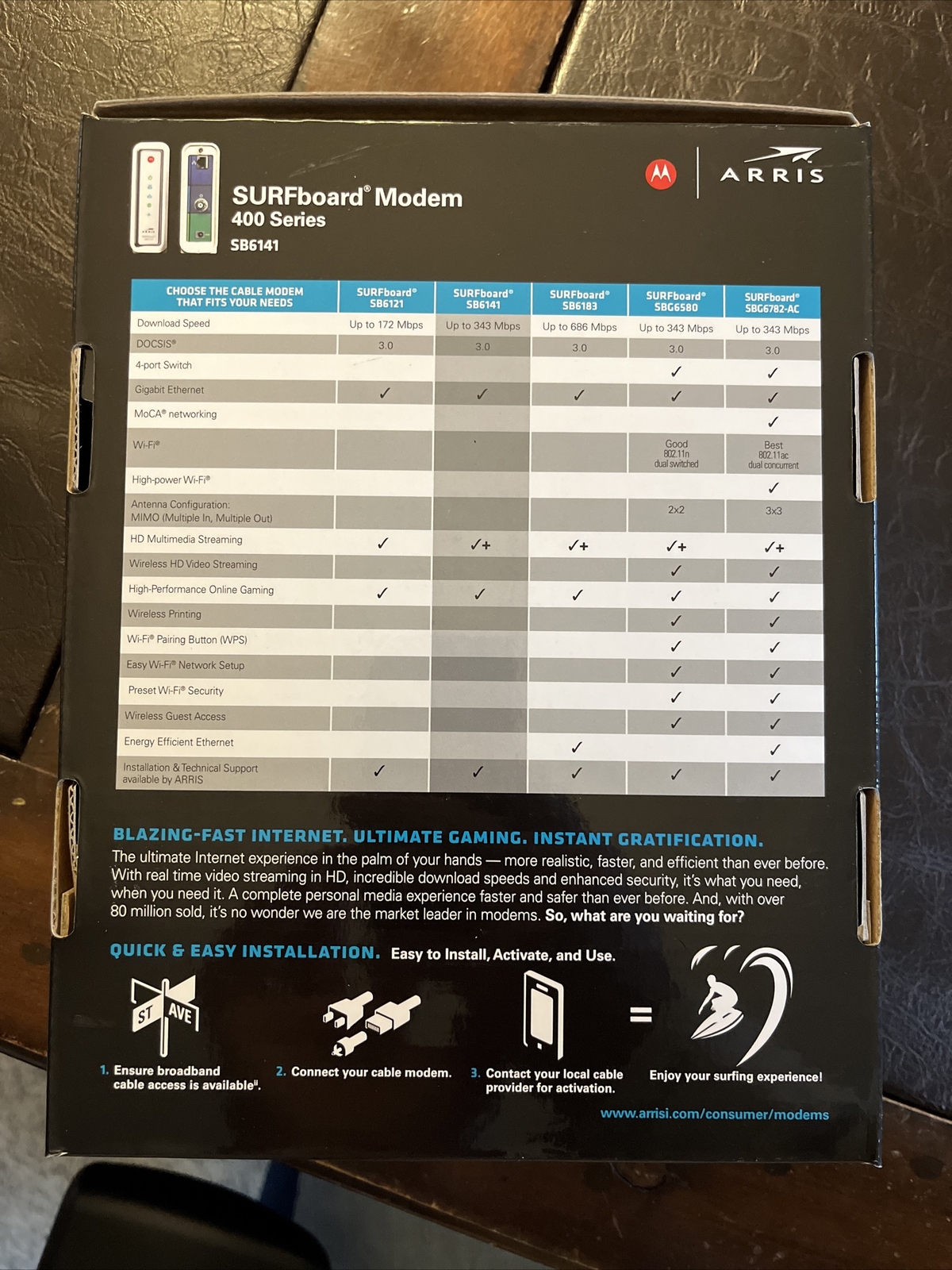 Motorola Arris SURFboard Modem 400 Series SB6141