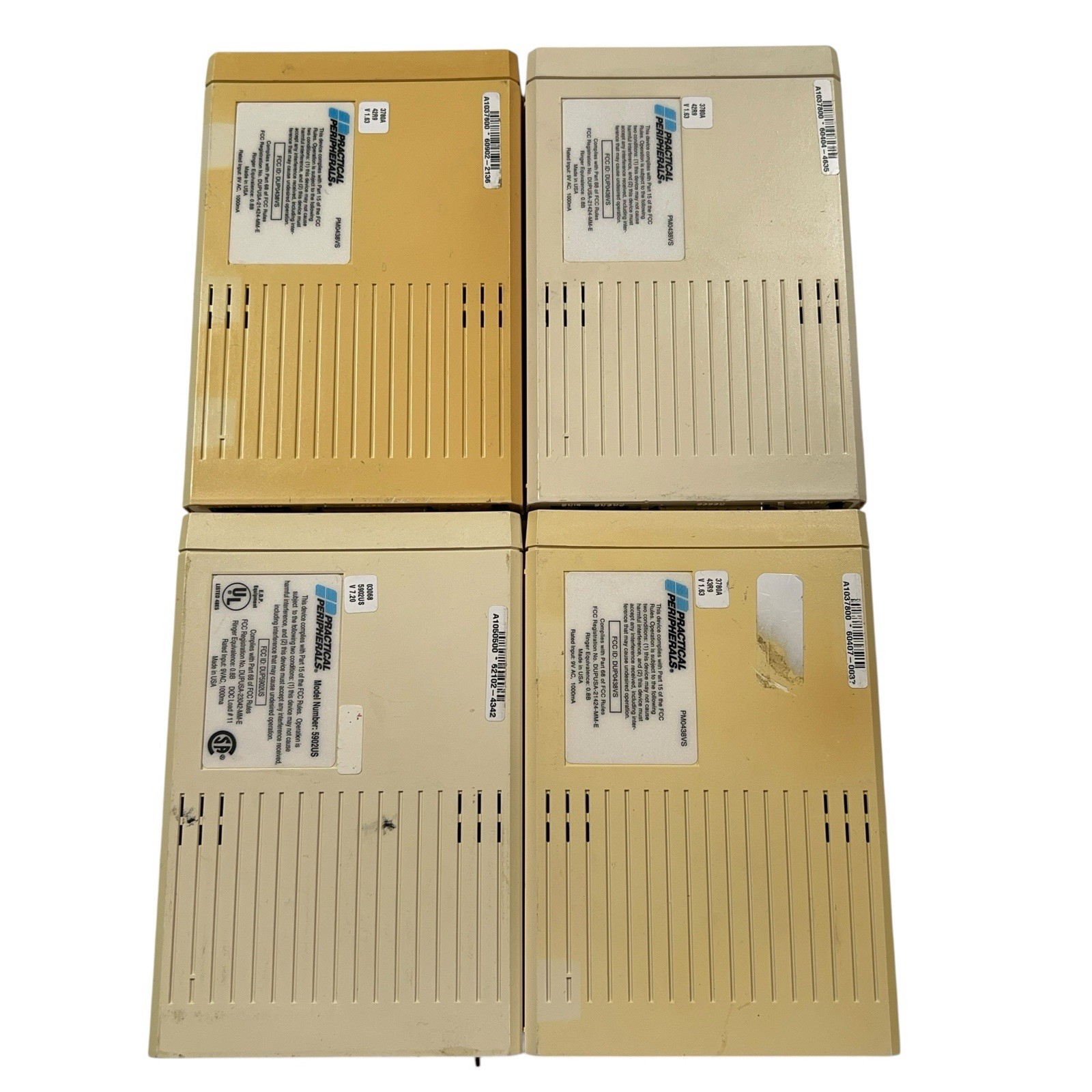 Practical Peripherals PM288MT Mini Tower II V.34 Modem Lot Of 4 UNTESTED