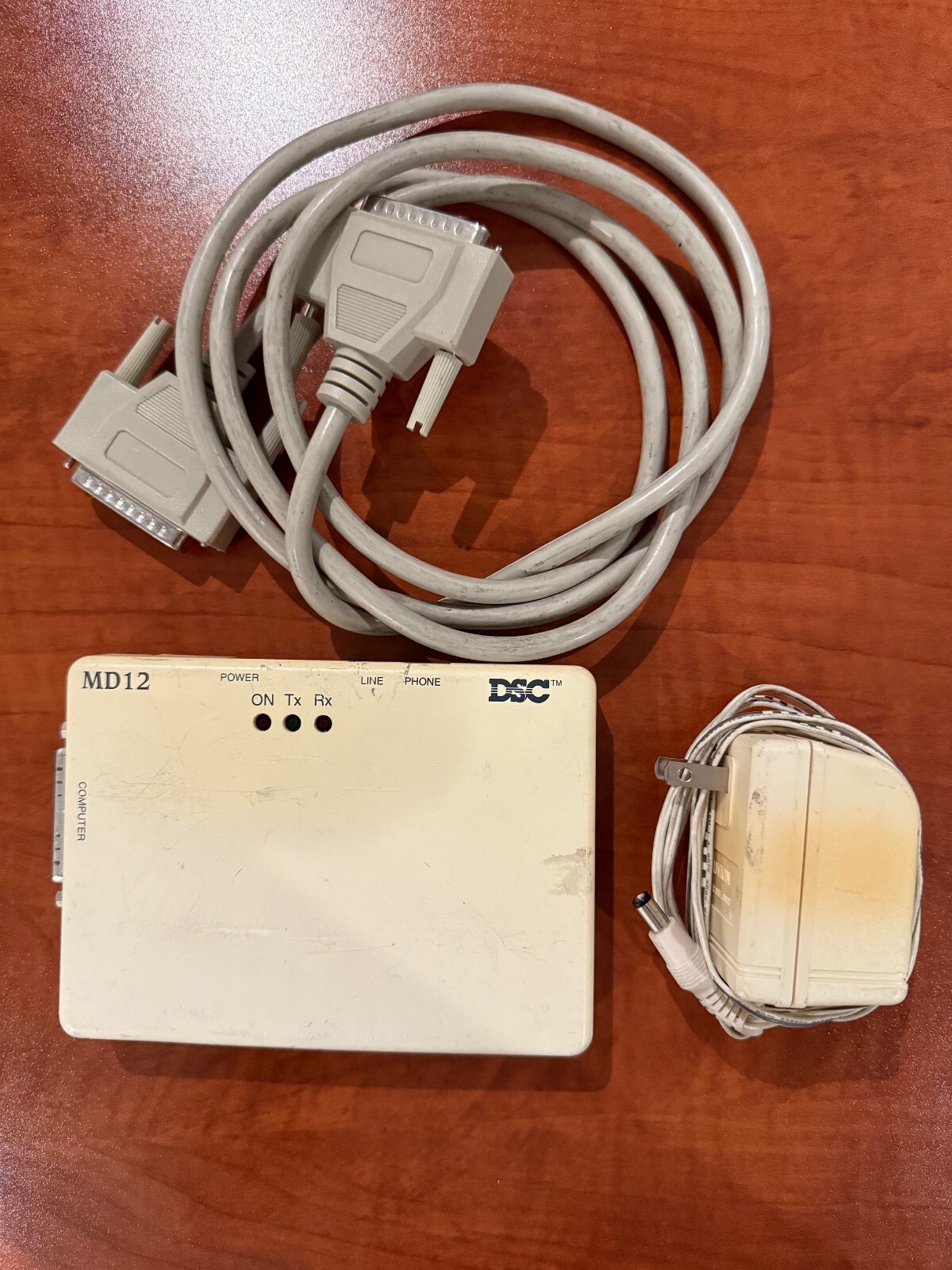 DSC MD12 Modem w/ Power Supply and Serial Cable