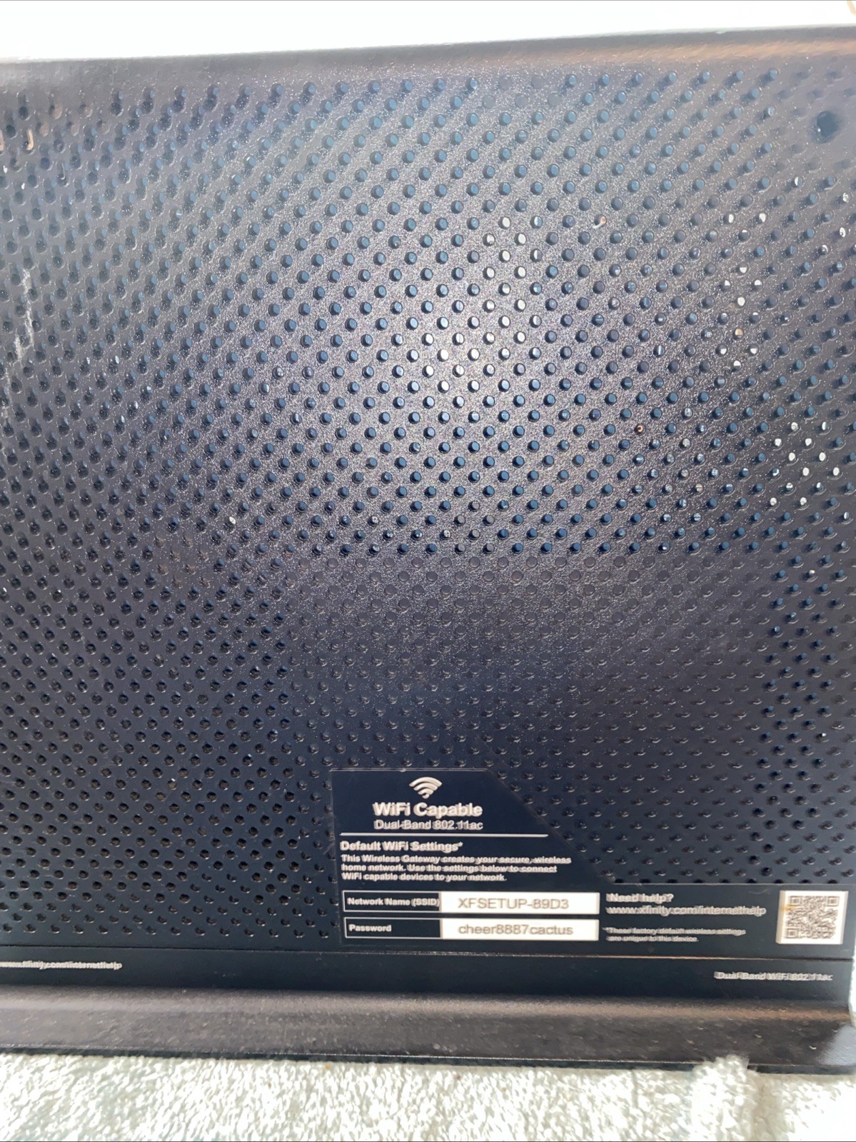 Xfinity Arris TG1682G Dual Band Wireless 802.11ac Cable Modem and Wi-Fi Router