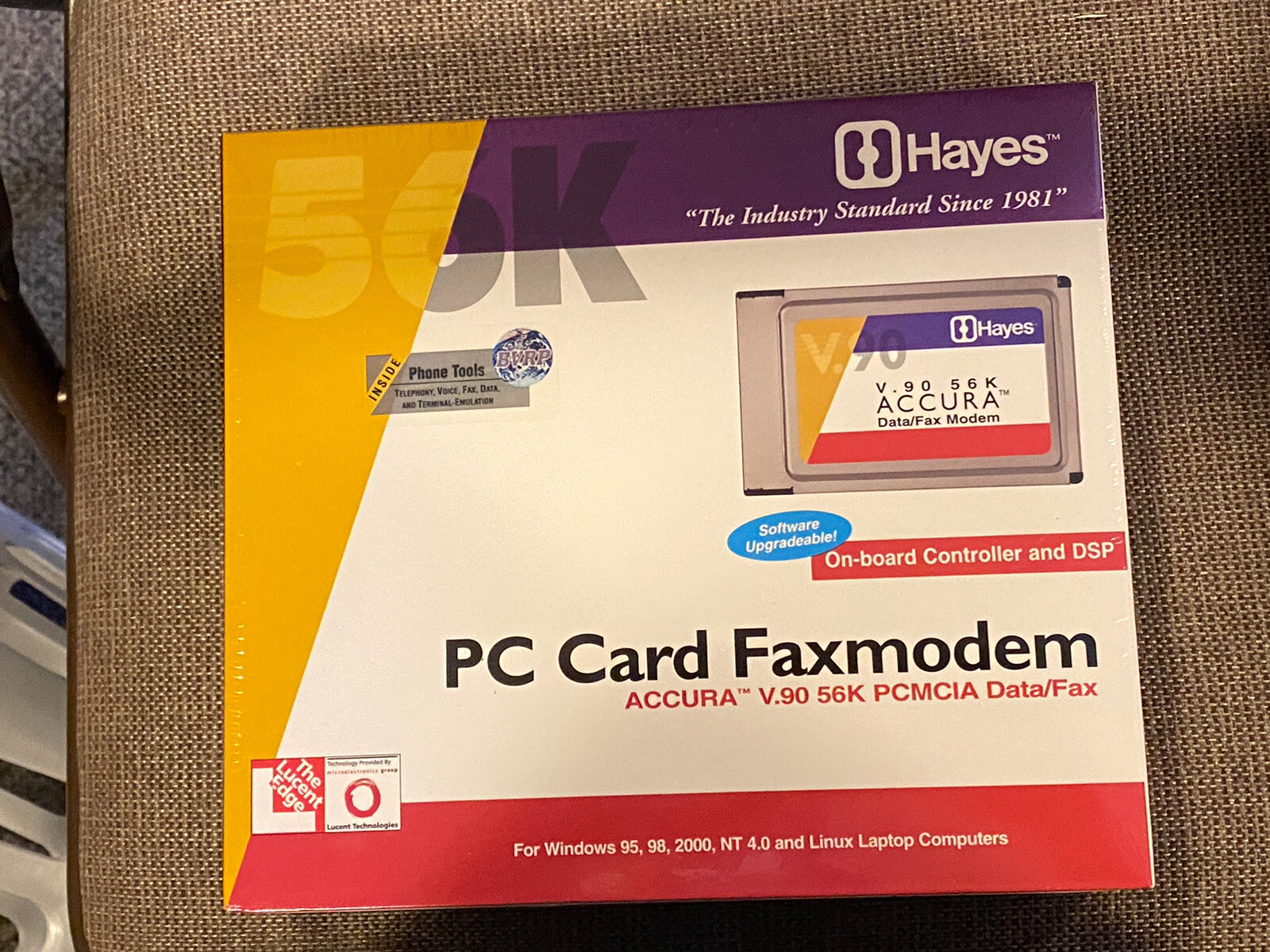 New Hayes Accura 56K FaxModem V.90 56K PCMCIA Data/Fax