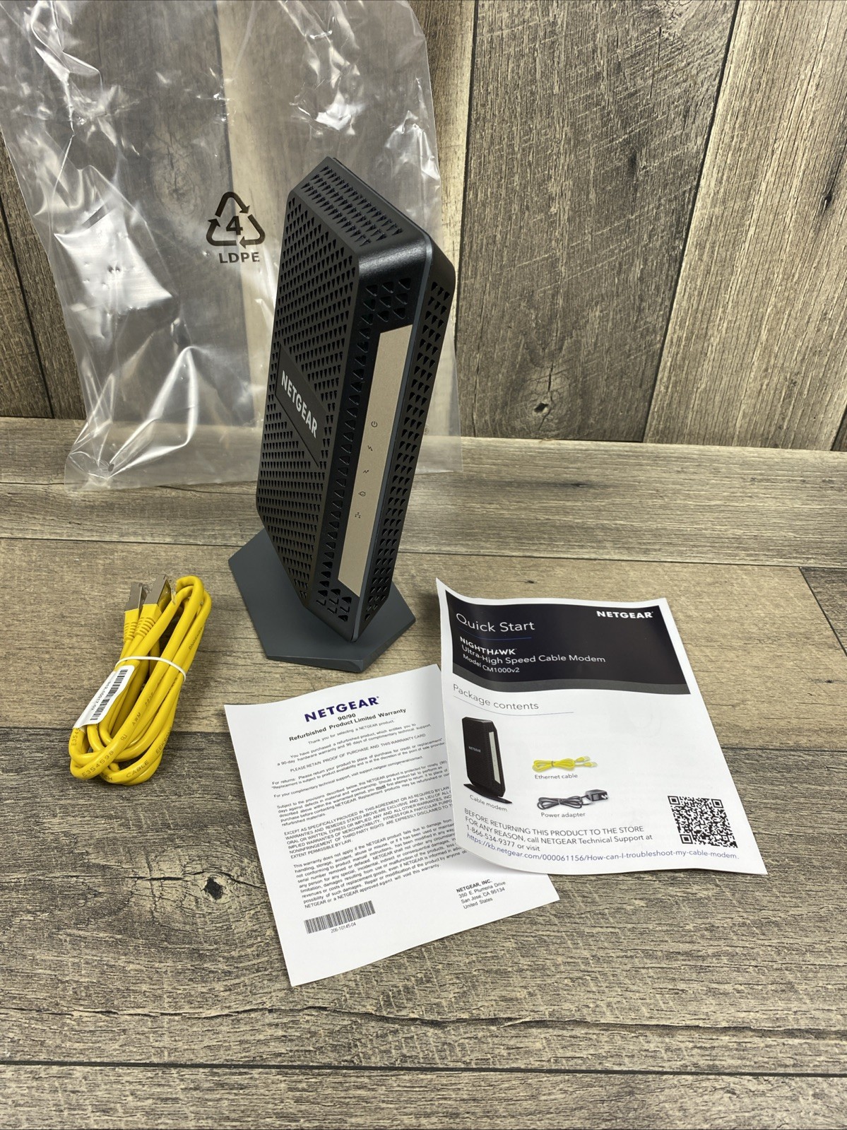 NETGEAR CM1000V2 Nighthawk DOCSIS 3.1 Cable Modem⚠️missing Power Cord⚠️