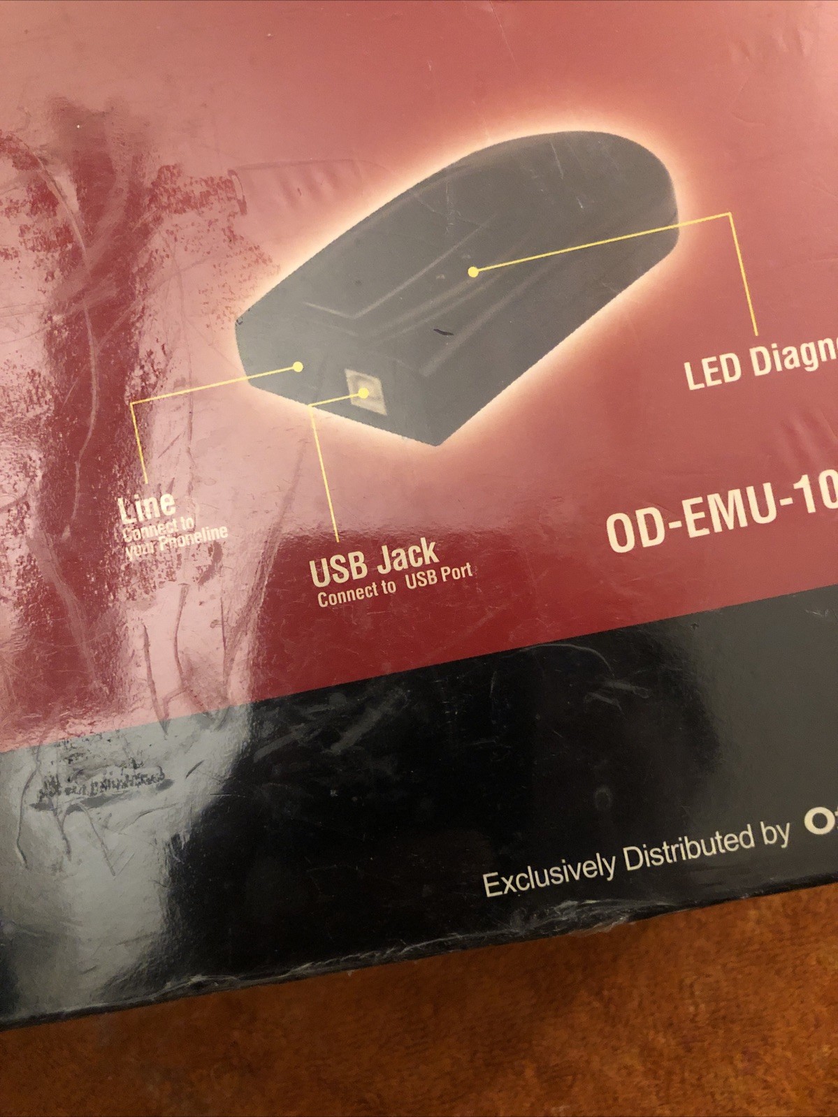 NIB ACCENT COMMUNICATIONS USB V.92 56K ANALOG CONNECTION USB OD-EMU-100