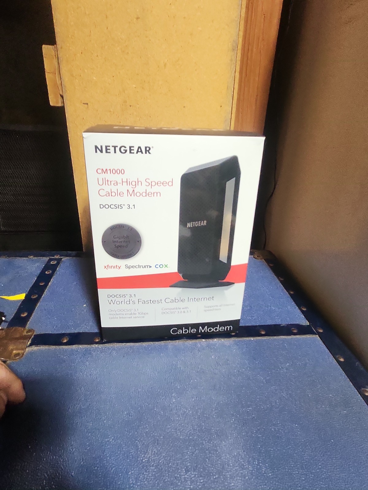 NETGEAR CM1000 Wired-Ethernet (RJ-45) Cable – CM1000100NAS (Black)