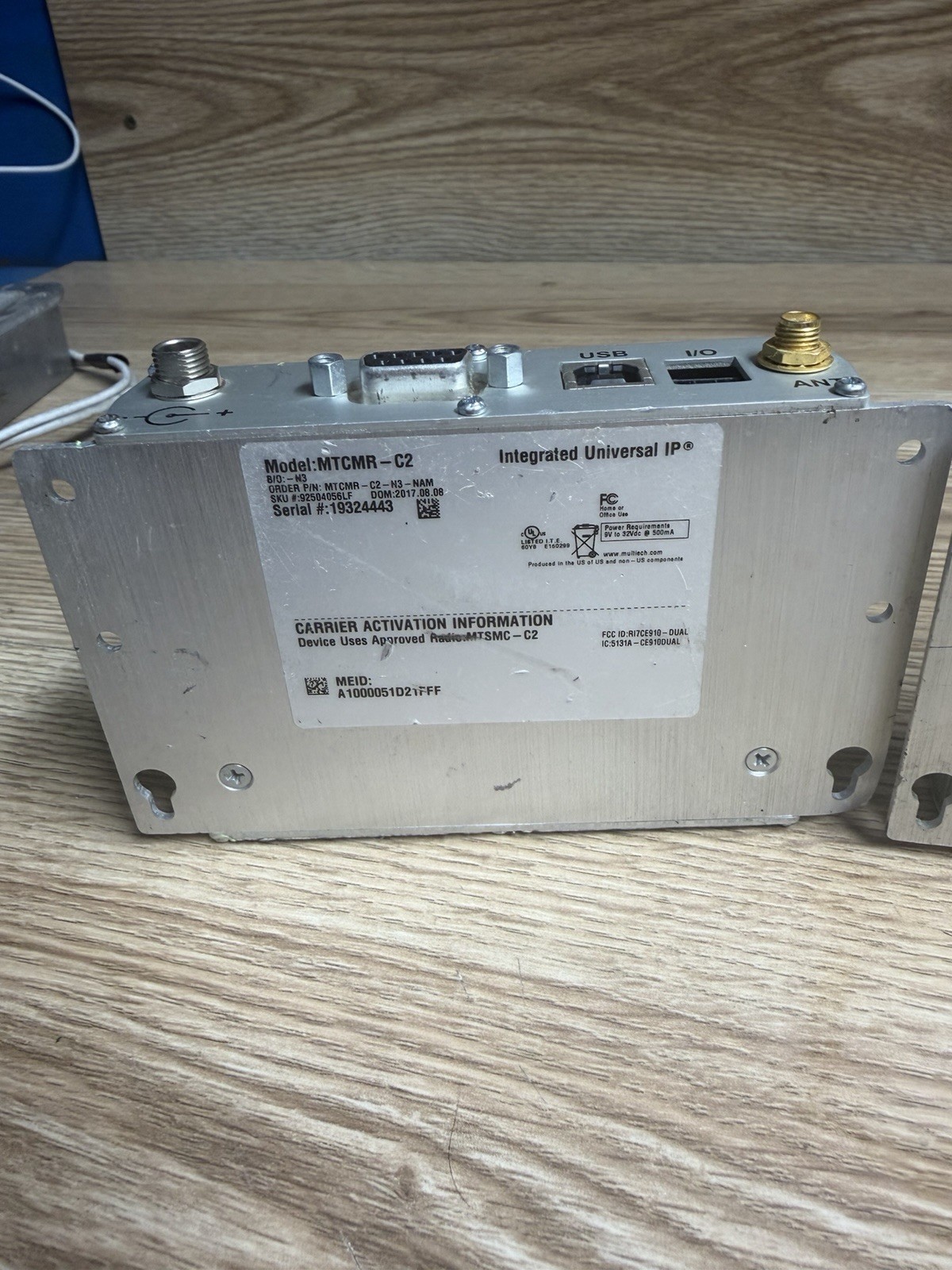 MultiTech MultiModem iCell MTCMR-C2 Industrial Cellular Modem – Used Untested