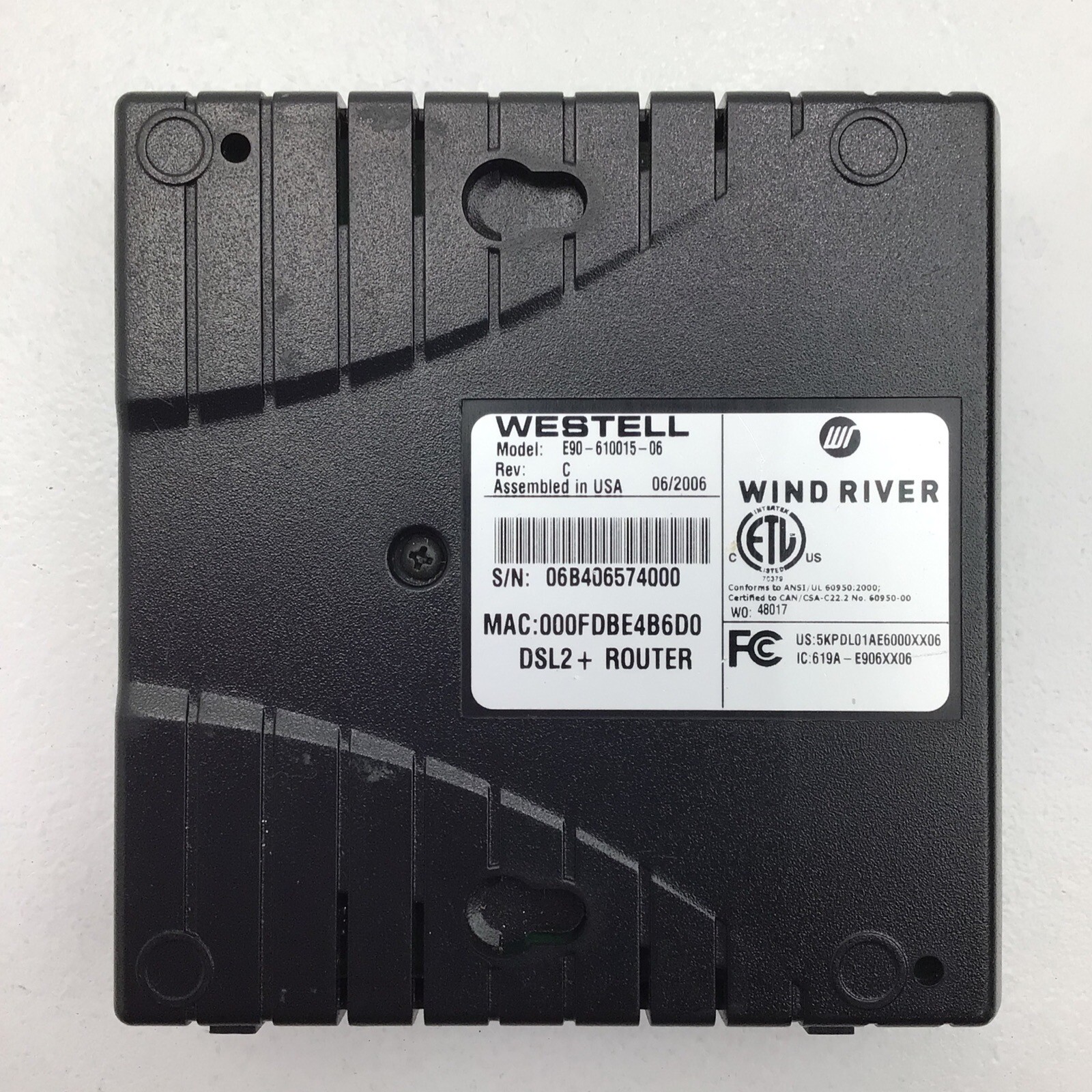 Westell Modem Model 6100