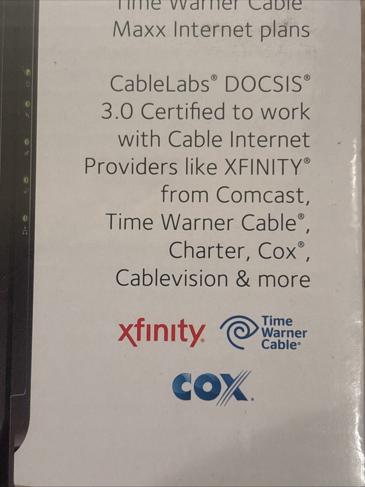 NETGEAR Cm500-1aznas 16×4 DOCSIS 3.0 Cable Modem Max Download Speeds of 680mbps