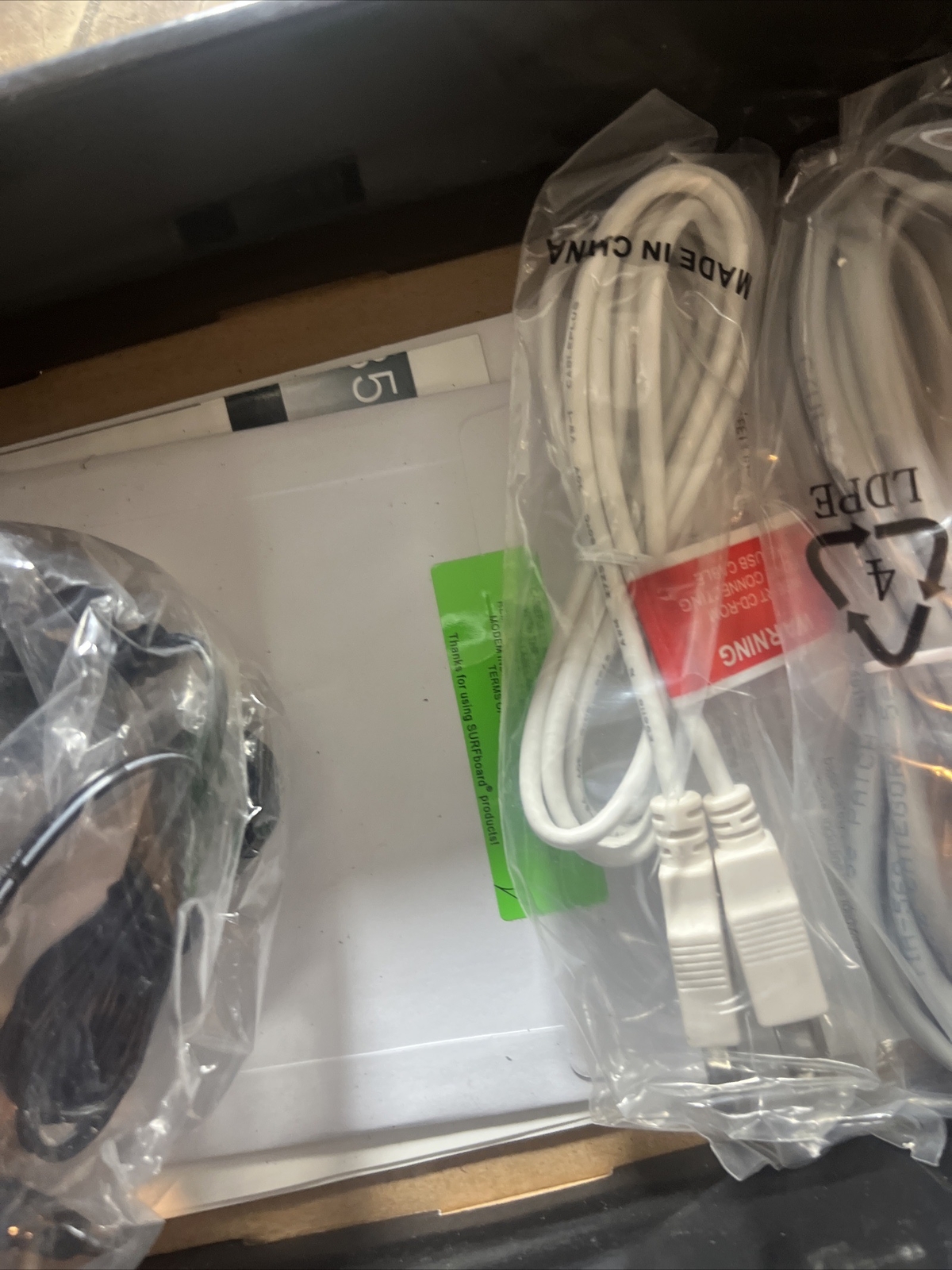 Motorola Surfboard Cable Modem And Power Supply Model SB5101 NIB!