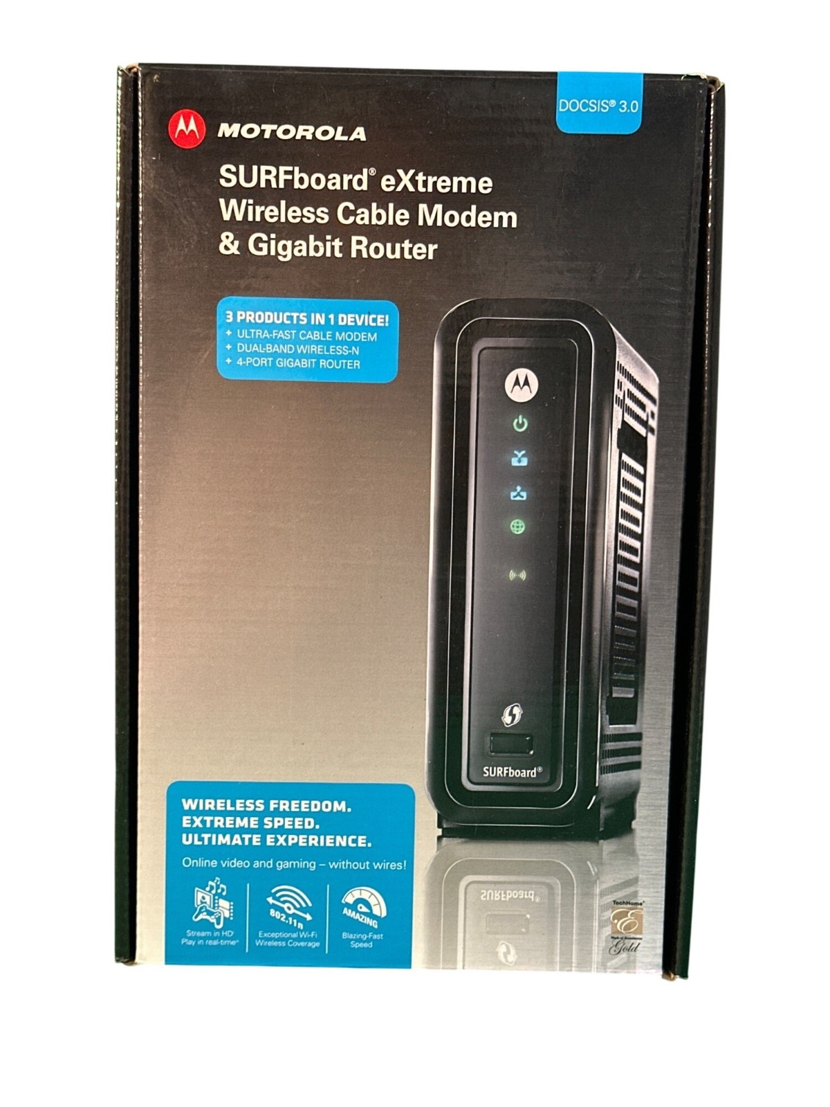 Motorola SURFboard eXtreme Wireless Cable Modem & Gigabit Router DOCSIS 3.0 High