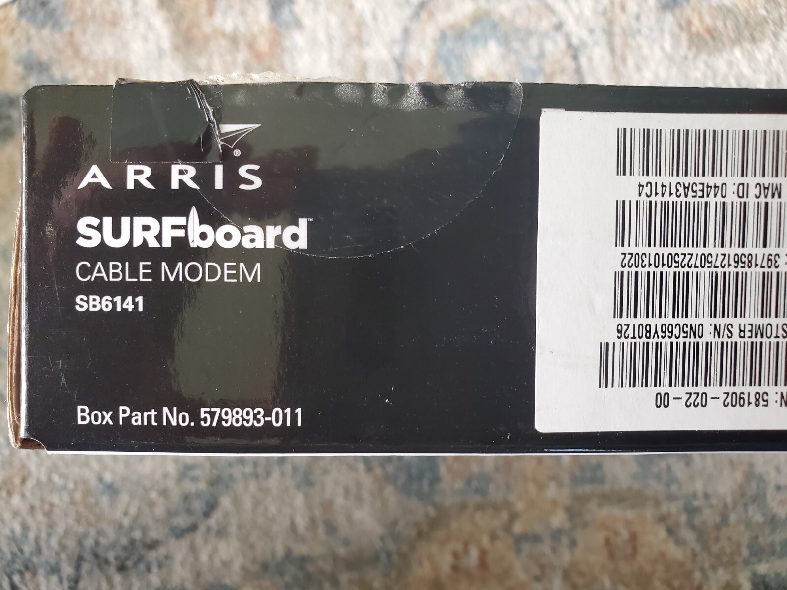 ARRIS SURFboard SB6141 Modem 400 Series 8×4 DOCSIS 3.0 343 Mbps Open Box Works