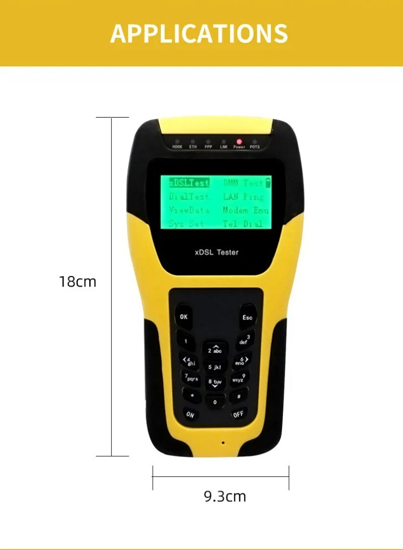 ADSL Tester Multi-functional ST332B Supporting Modem Emulation Ping Function