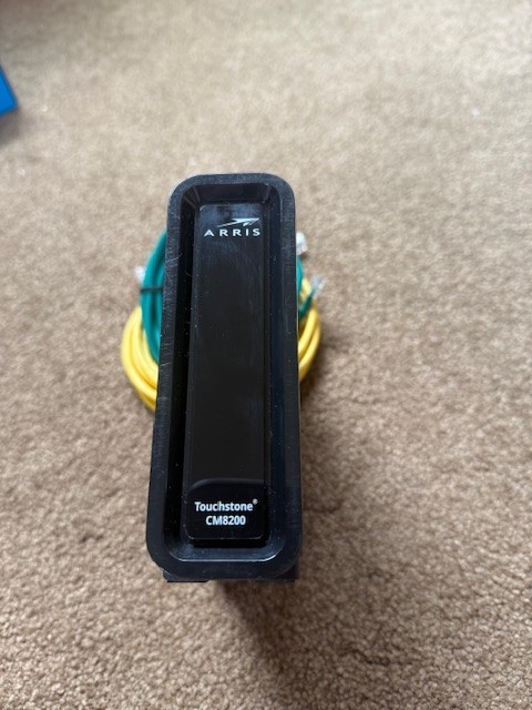 ARRIS Touchstone CM8200A Ultra Fast Cable Modem – Black