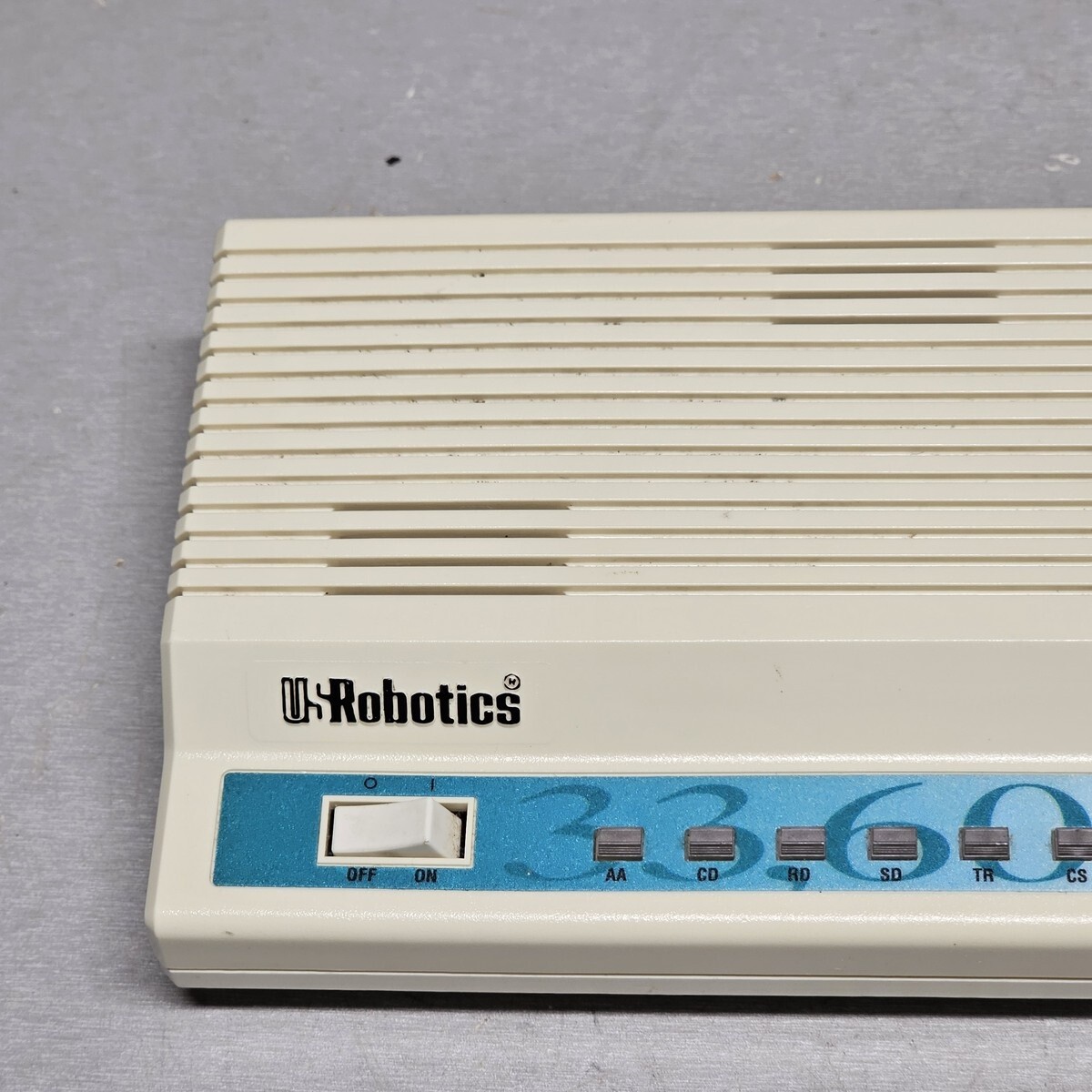 Vintage USRobotics Sportster 33.6 Faxmodem Model 6459 External Serial Modem USA