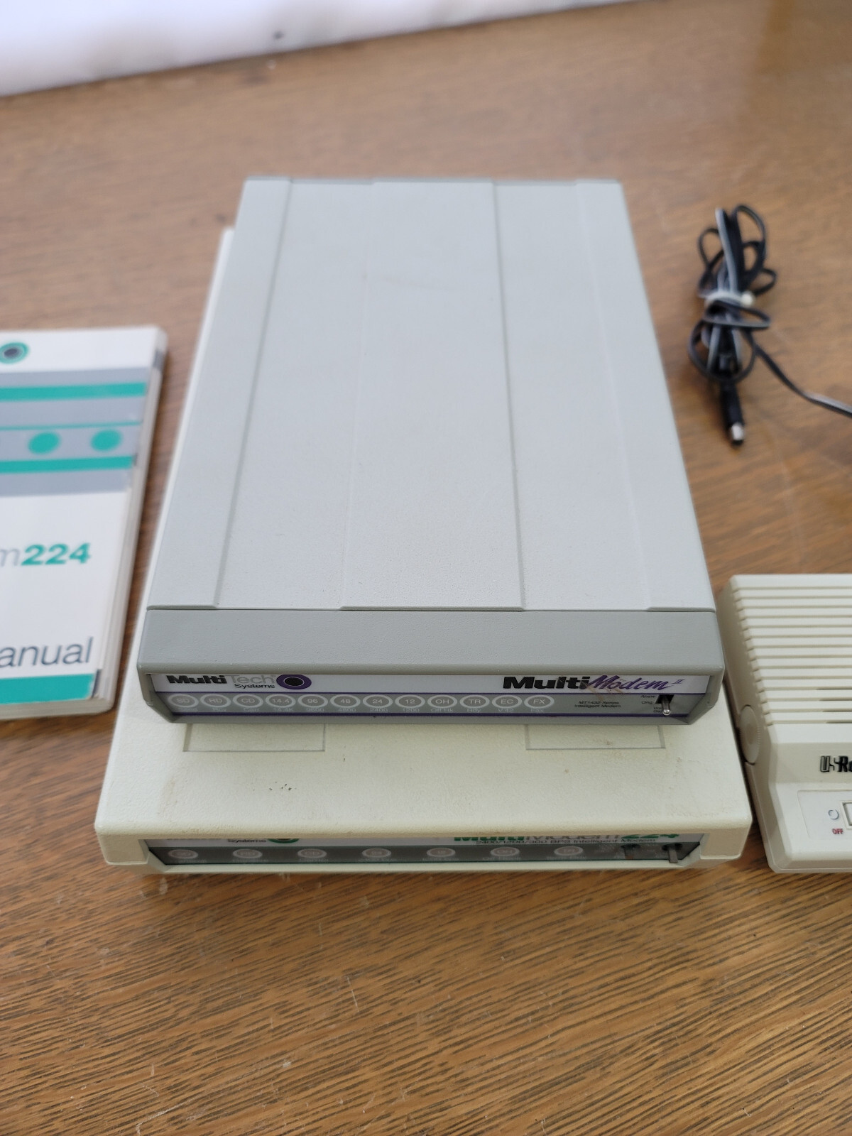 Lot of 3 Vintage 56K Data Fax Modems MultiTech System US Robotics
