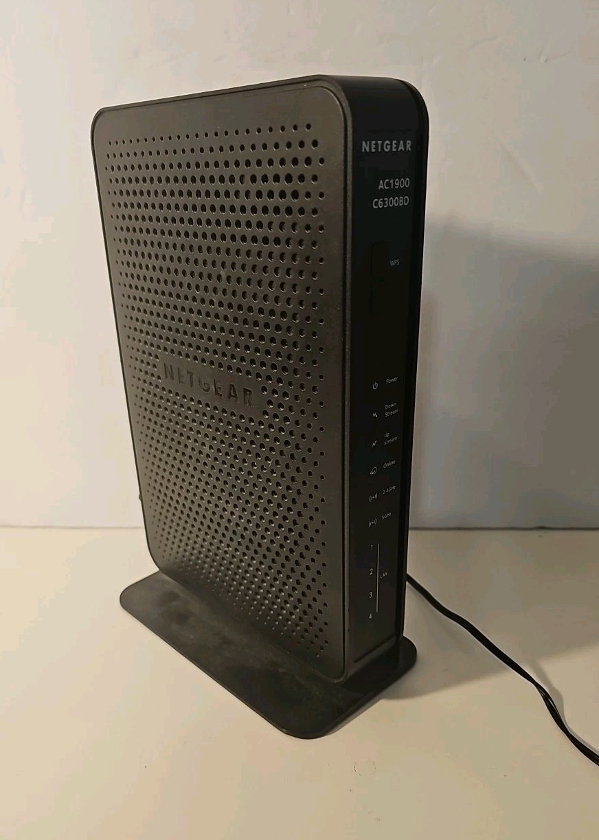 Netgear C6300BD AC1900 Docsis 3.0 Cable Modem / Wireless Router