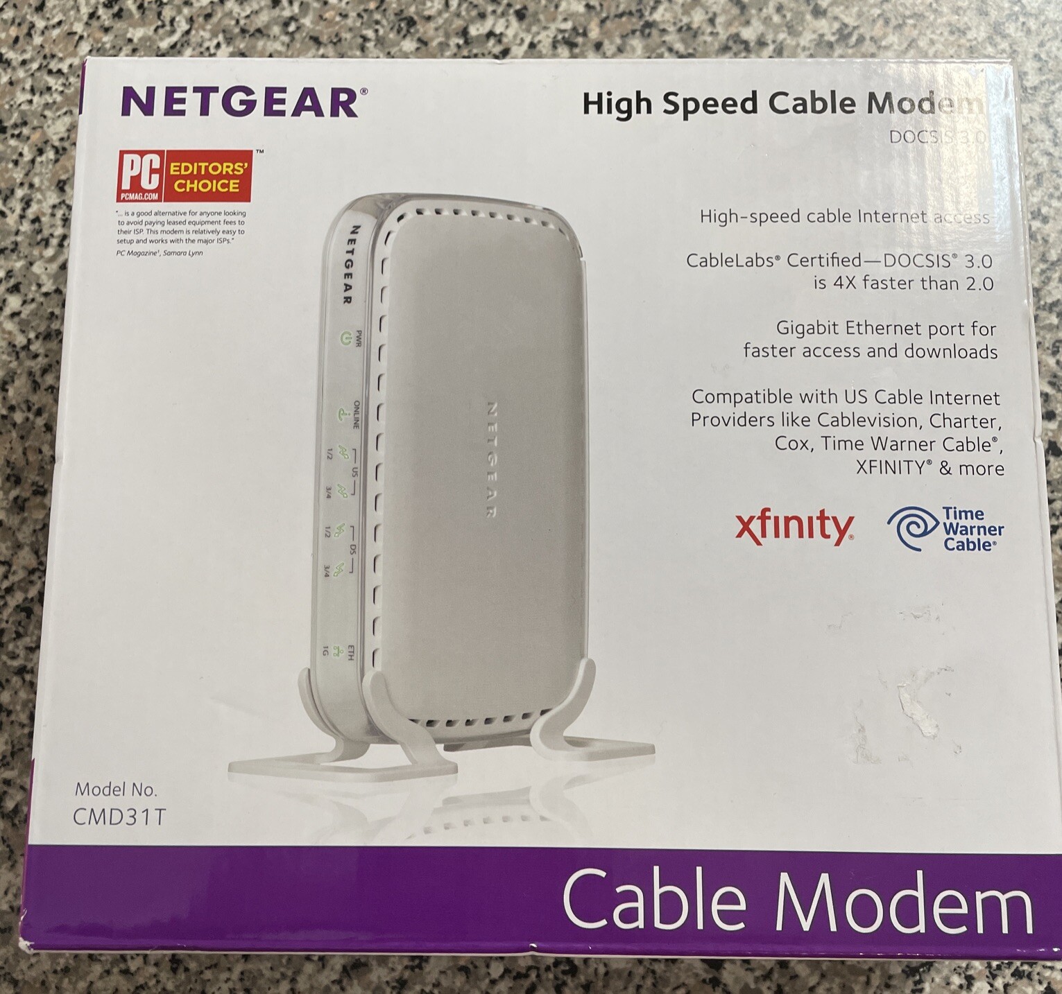 NETGEAR Docsis 3.0 High Speed Cable Modem (NEW)