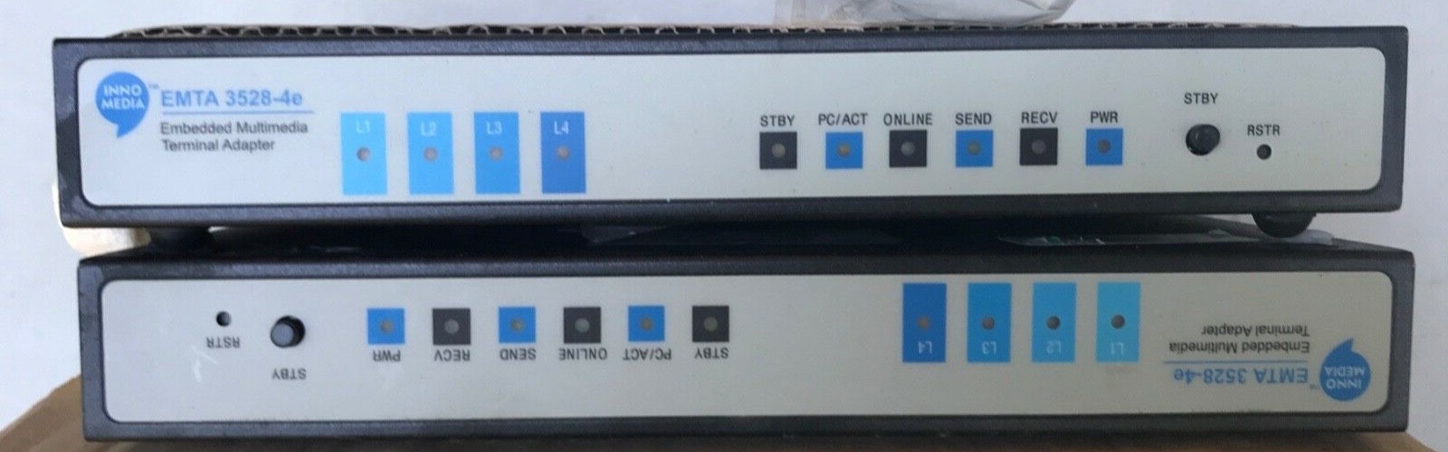 2 x Cablevision & optimum modem EMTA-3528-4e Innomedia 4 port Embedded