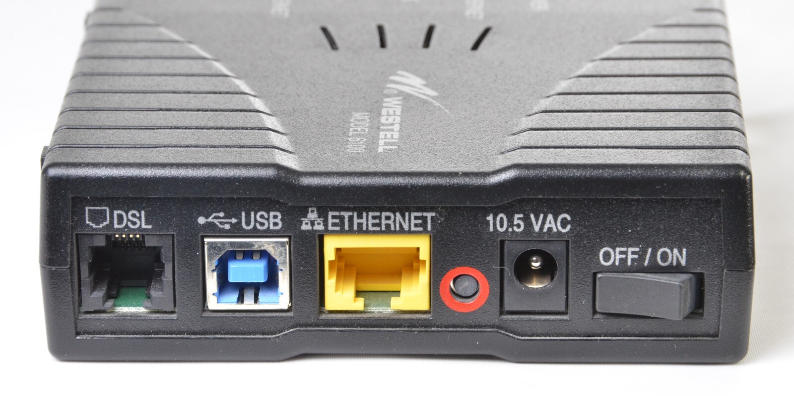 WESTELL 6100 E90-610015-06 DSL Internet Router – with Power Cord
