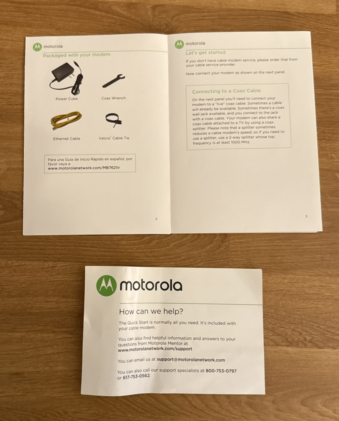 Motorola MB7621 DOCSIS 3.0 Cable Modem (1000 Mbps)