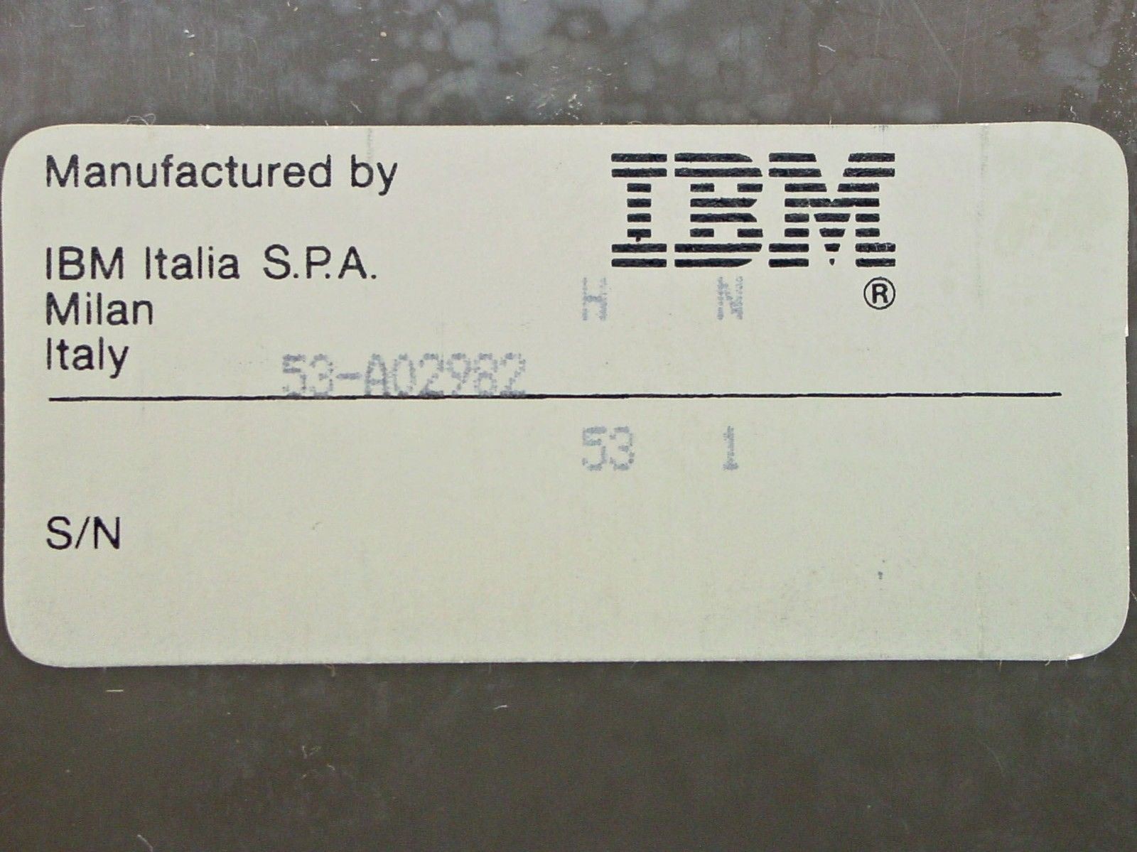 IBM RJ45 Networking Module for 7861 Modem – Vintage 1989 11F5712